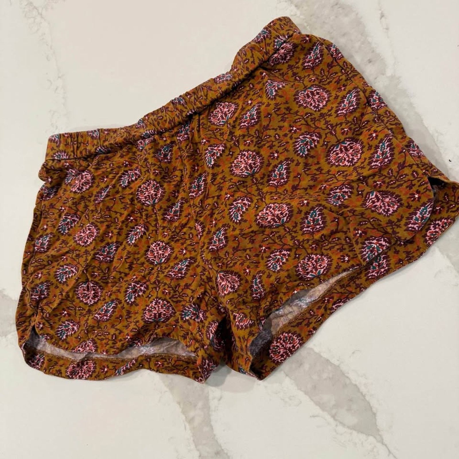 Madewell Madewell Drapey PullOn Paisley Festival Shorts Womens Medium Size 30" / US 8 / IT 44 - 2 Thumbnail