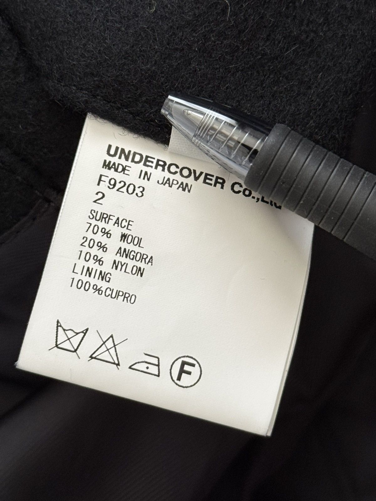 Undercover AW10 Undercover "Avakareta Life" Wool Patch Peacoat Size US M / EU 48-50 / 2 - 18 Thumbnail