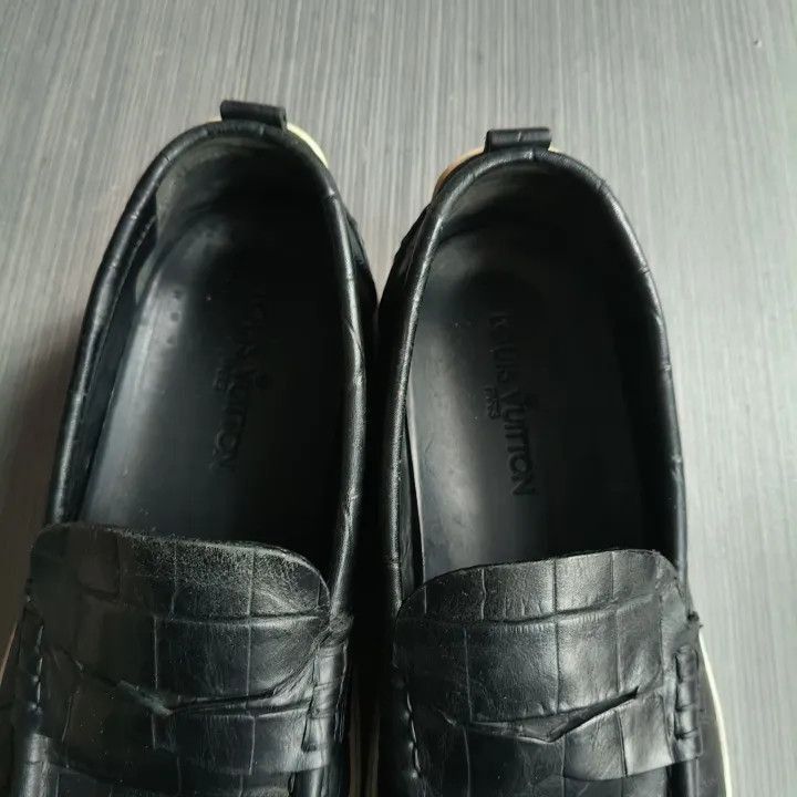 Louis Vuitton Louis Vuitton Black Casual Shoes for Men -2508 Size US 8 / EU 41 - 8 Thumbnail