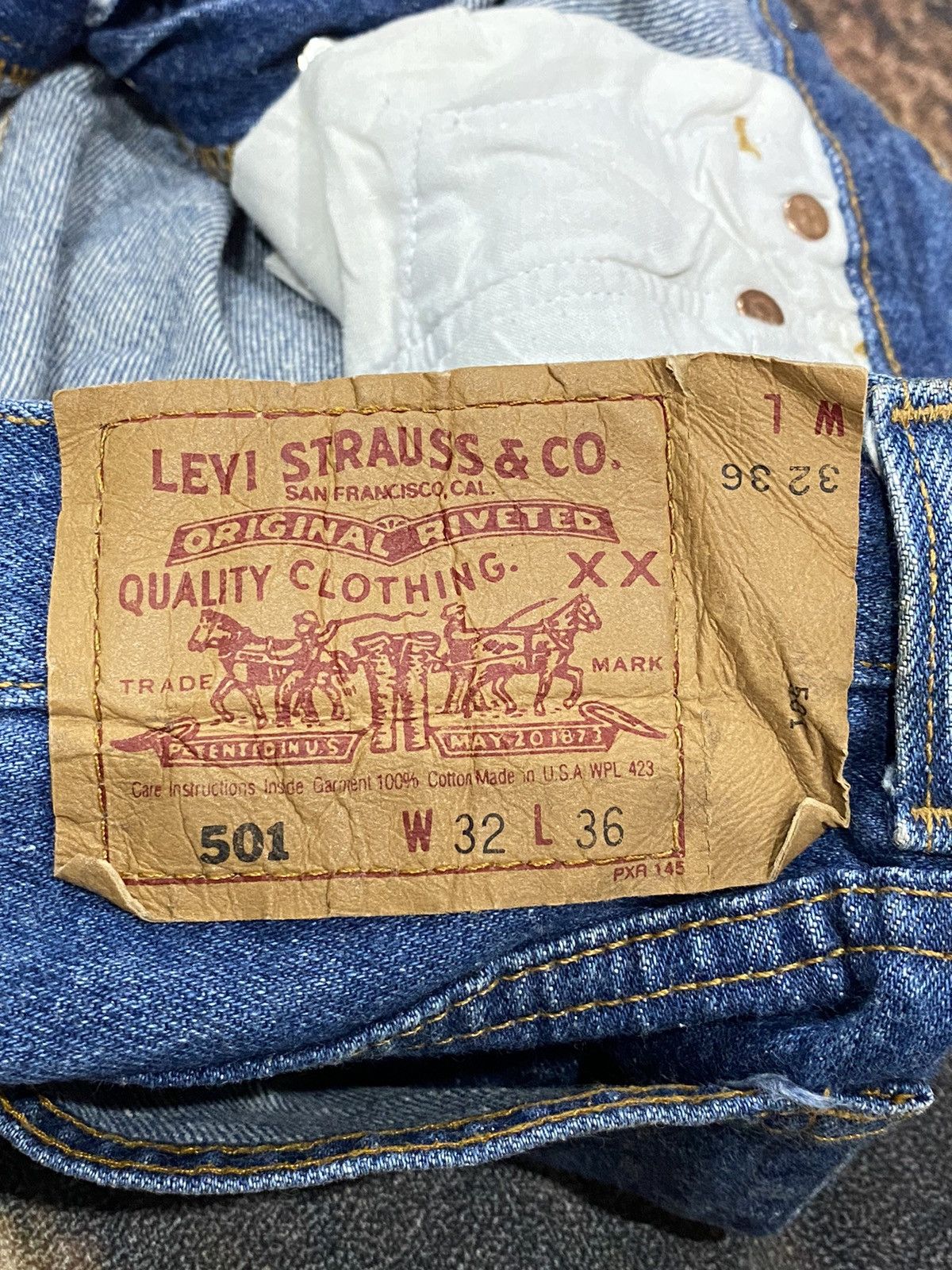 Levi's × Levi's Made & Crafted × Levi's Vintage Clothing Vintage Levi’s Cutoff 501xx Blue Jeans W31” Size US 31 - 15 Thumbnail