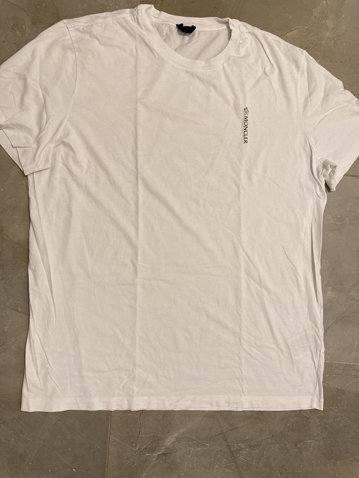 Moncler White T-shirt Size US L / EU 52-54 / 3 - 2 Thumbnail