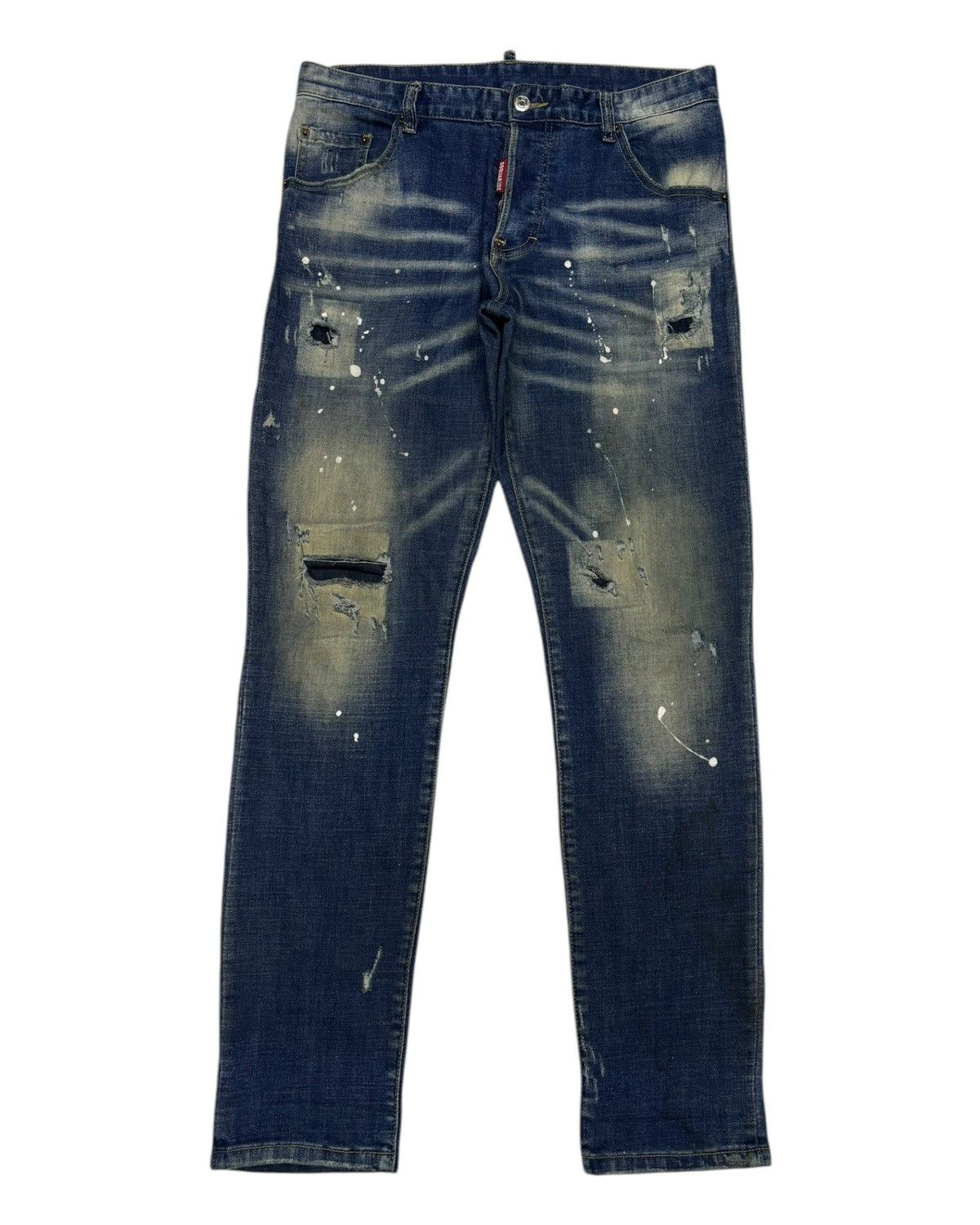 Dsquared2 🔥DSQUARED2 Italy Painter Distressed Denim Jeans Size US 34 / EU 50 - 7 Thumbnail