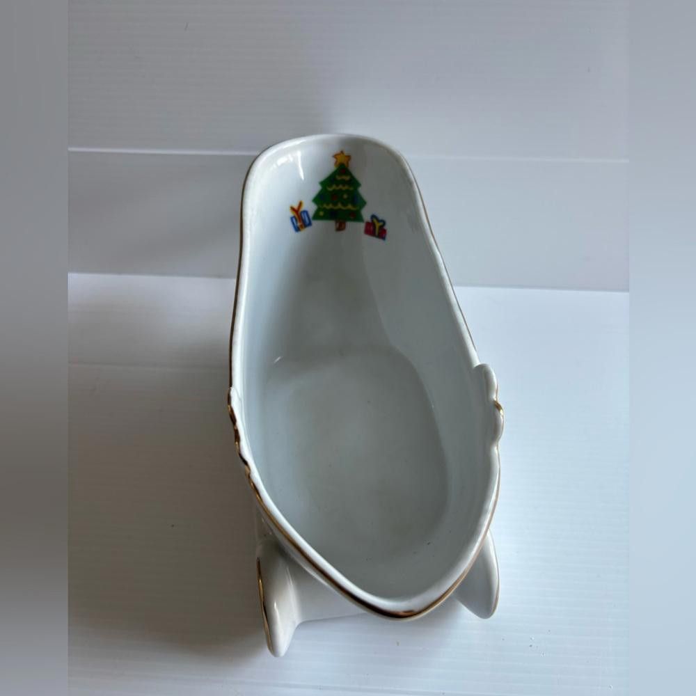 Designer Tienshan Save The Children Christmas Gravy Boat Sleigh Size ONE SIZE - 3 Thumbnail