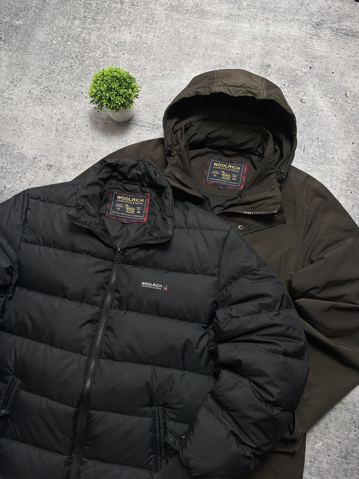 Woolrich Woolen Mills Woolrich 2 In 1 Down Puffer Rain USA 700 Y2K Parka Jacket Size US L / EU 52-54 / 3 - 3 Thumbnail