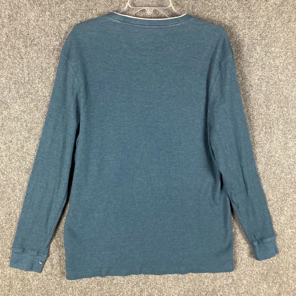 Club Room Club Room Shirt Men's XXL Waffle Knit Thermal Long Sleeve Size US XXL / EU 58 / 5 - 7 Thumbnail