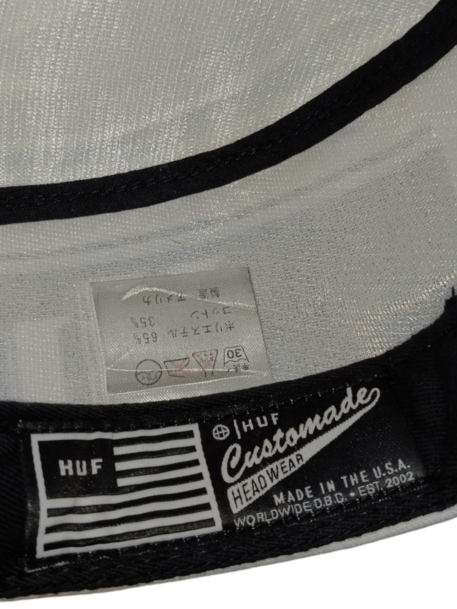 Huf × Vintage RARE! Vintage Huf DBC Painters Hat Size ONE SIZE - 10 Thumbnail