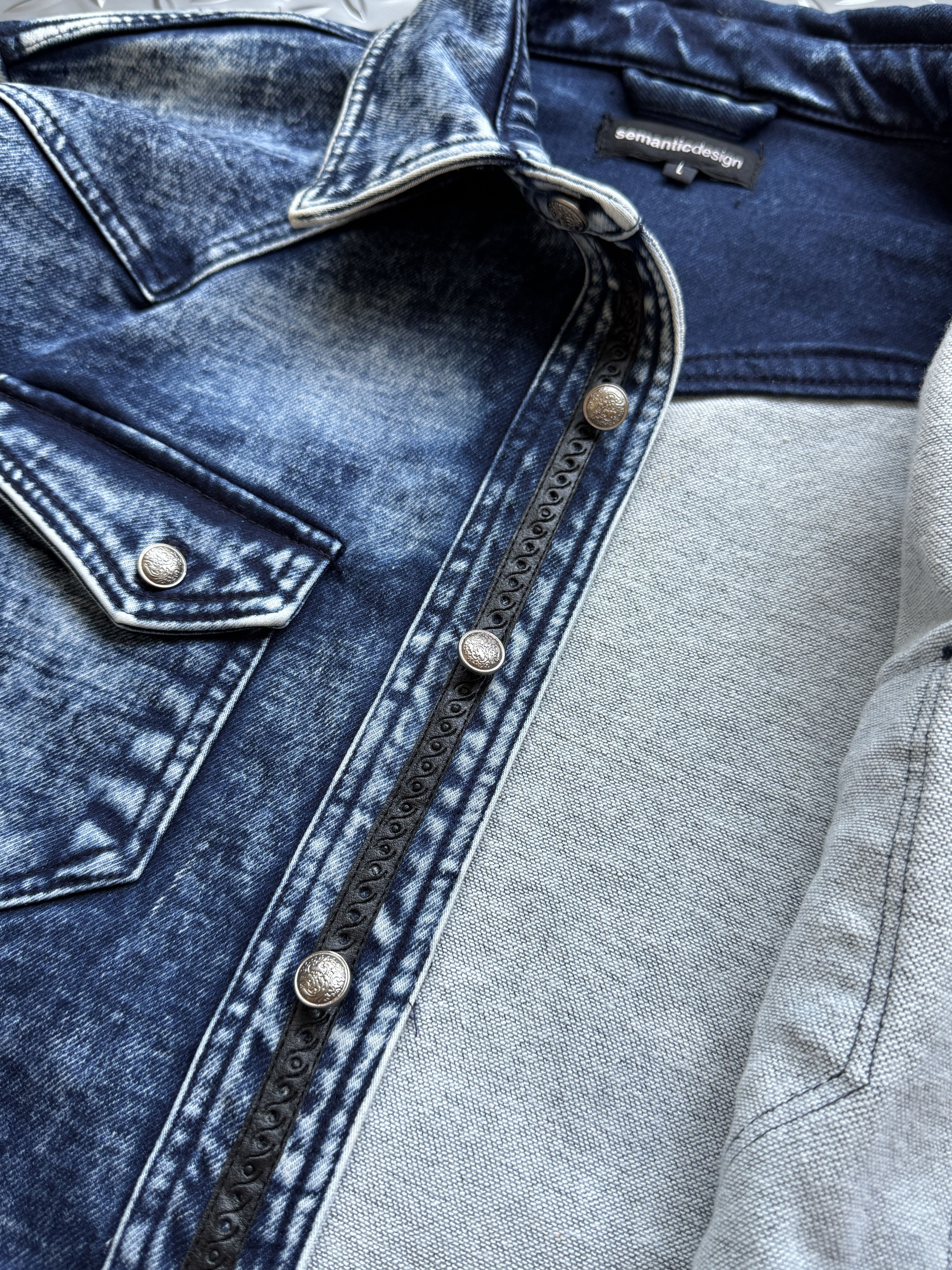 semanticdesign Semantic Design Archive Denim Jacket Size US L / EU 52-54 / 3 - 6 Thumbnail