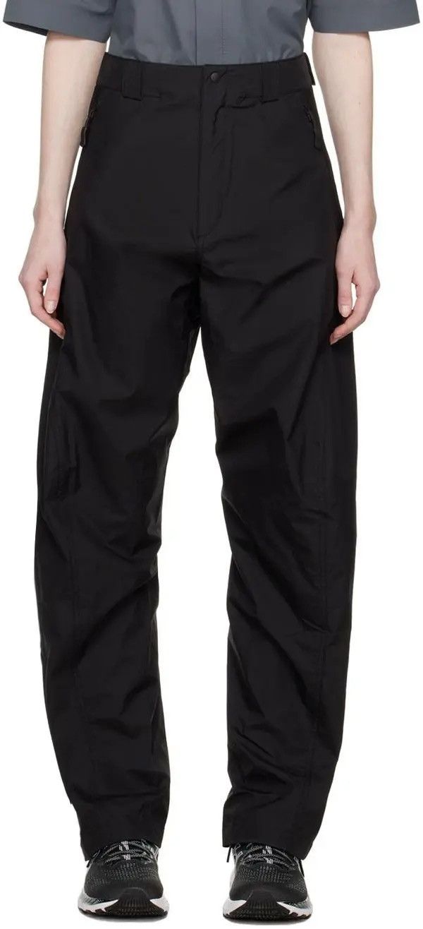 Hyein Seo Hyein Seo Black Shell Pants FW22 Size US 30 / EU 46 - 1 Thumbnail