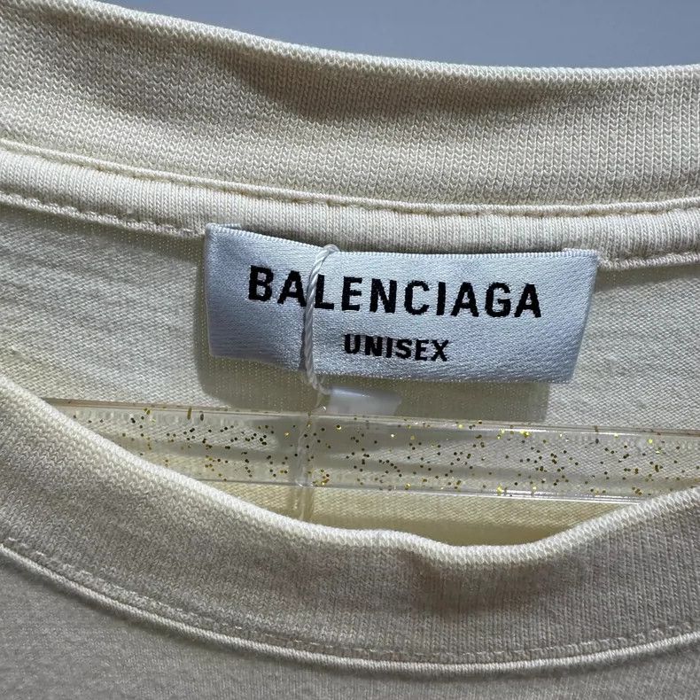 Balenciaga Balenciaga Chest Embroidered Double B Buckle Short Sleeve Size US XL / EU 56 / 4 - 3 Thumbnail