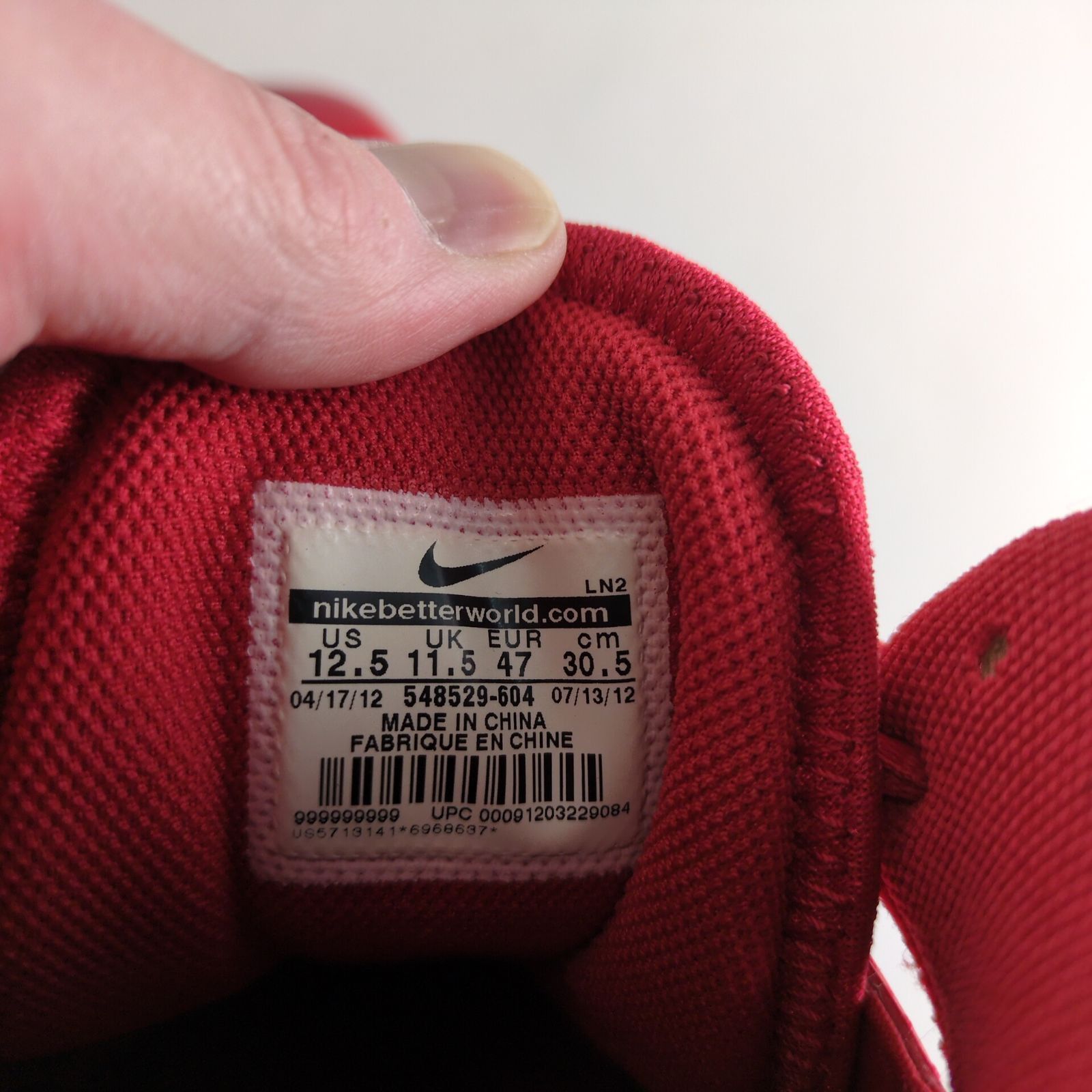 Nike NIKE Zoom Merciless Men's Football Cleats Red Blue 12.5 Size US 12.5 / EU 45-46 - 8 Thumbnail