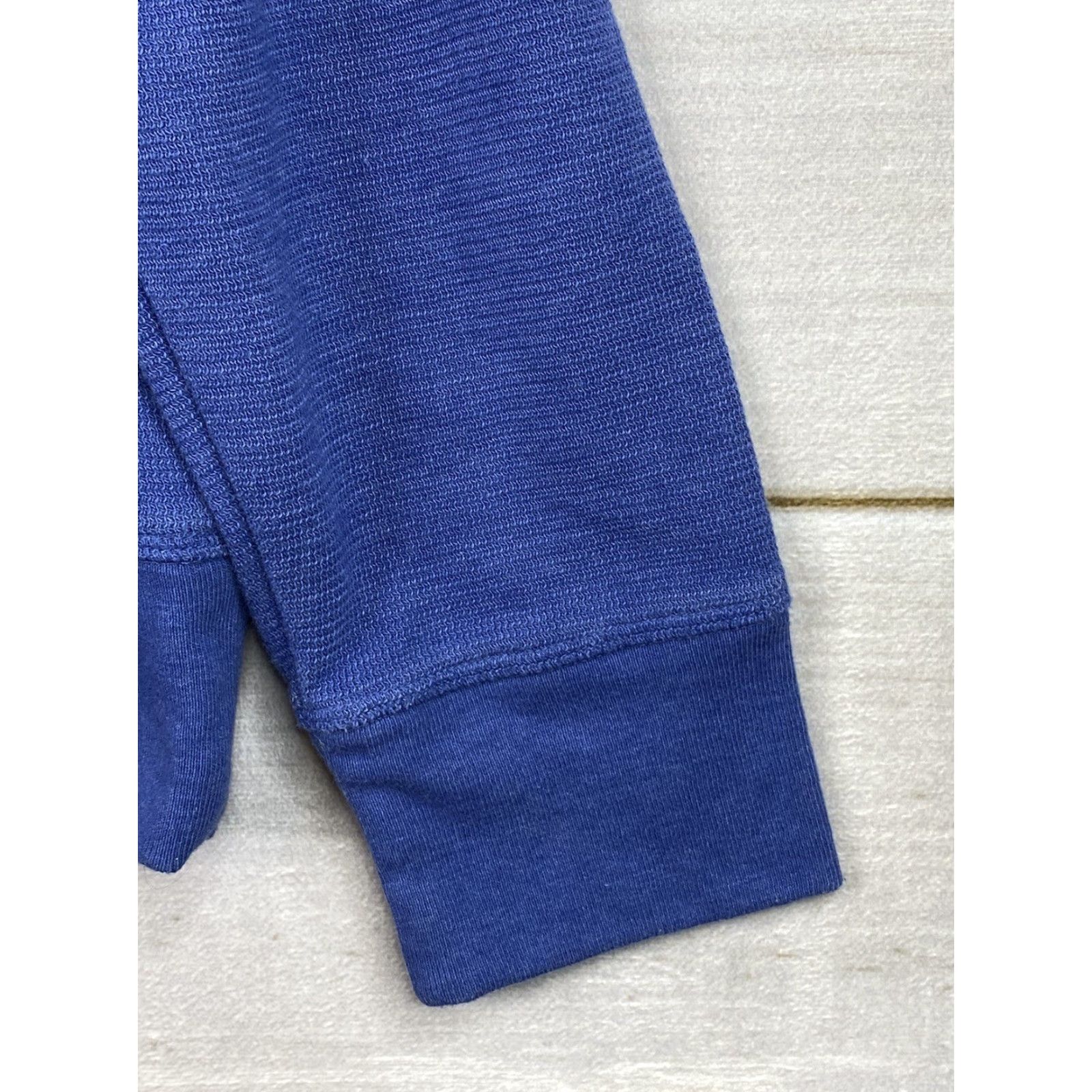 Banana Republic Banana Republic Sweater Mens XL Blue Long Sleeve Pullover Mock Neck Button Pockets Logo Knit Knitwear Casual Size US XL / EU 56 / 4 - 3 Thumbnail