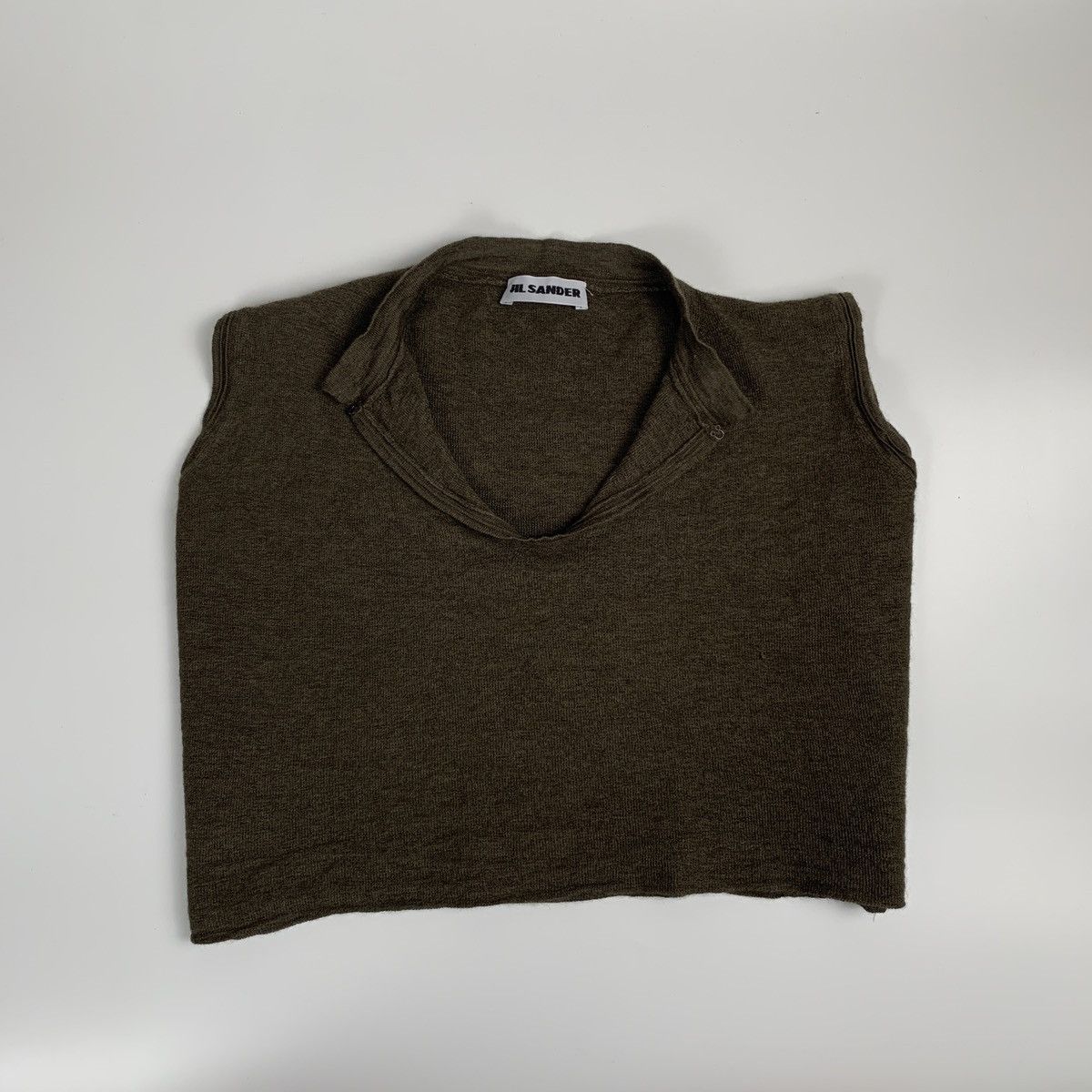Jil Sander Cashmere Crop Top