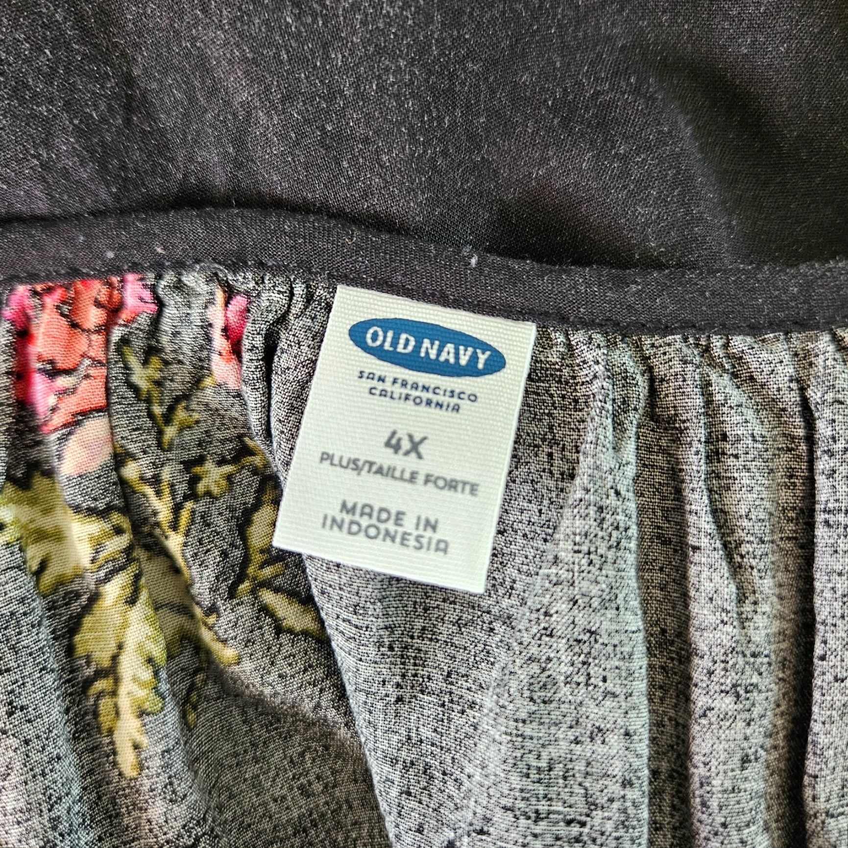 Old Navy Old Navy Womens Top Blouse 4X Long Sleeve Floral Rayon Multicolor V-Neck Casual Shirt Womens Size XXL / US 16-18 / IT 52-54 - 5 Thumbnail
