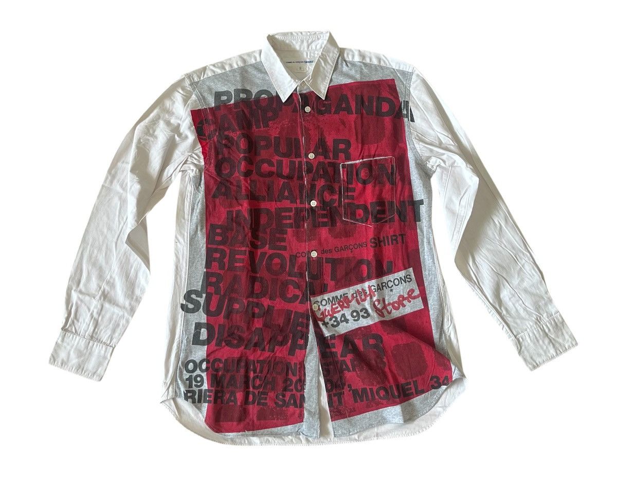 Vintage CDG SHIRT propaganda button up shirt