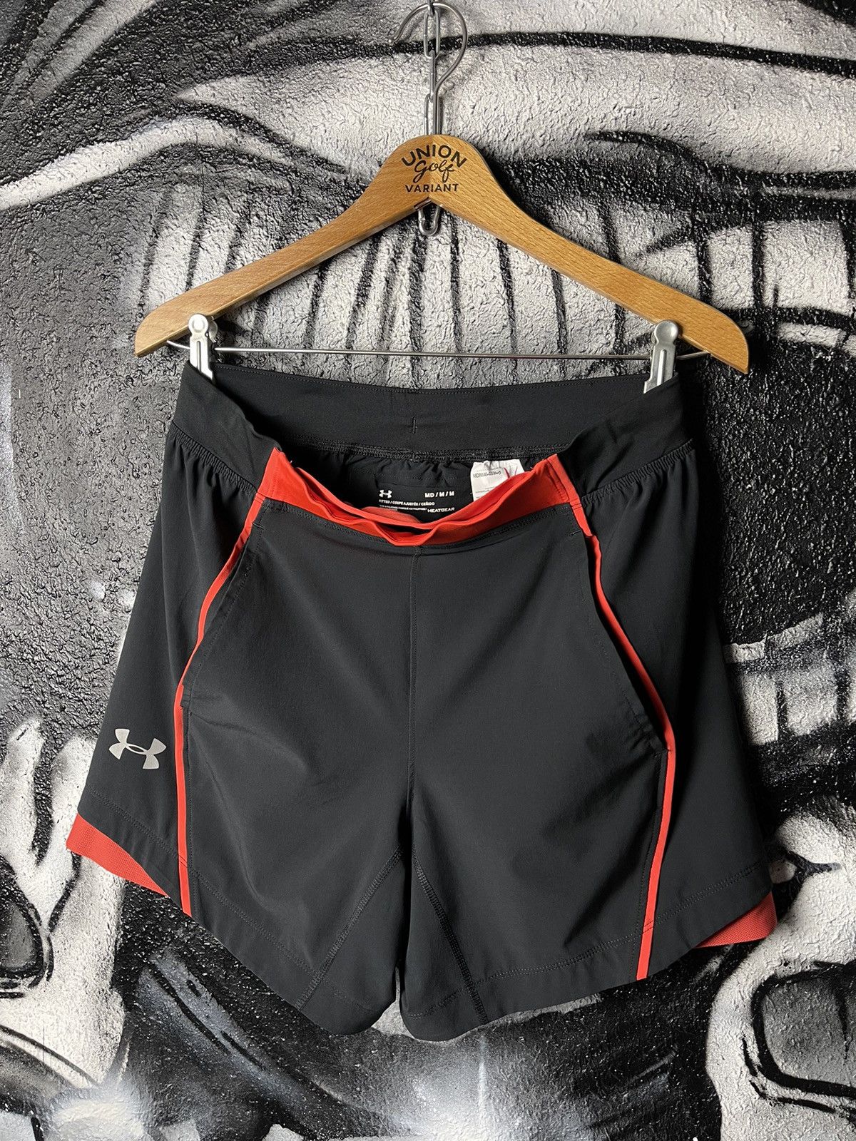 Under Armour Under Armour Black Athletics Sports Shorts Men’s Size Medium Size US 32 / EU 48 - 1 Thumbnail