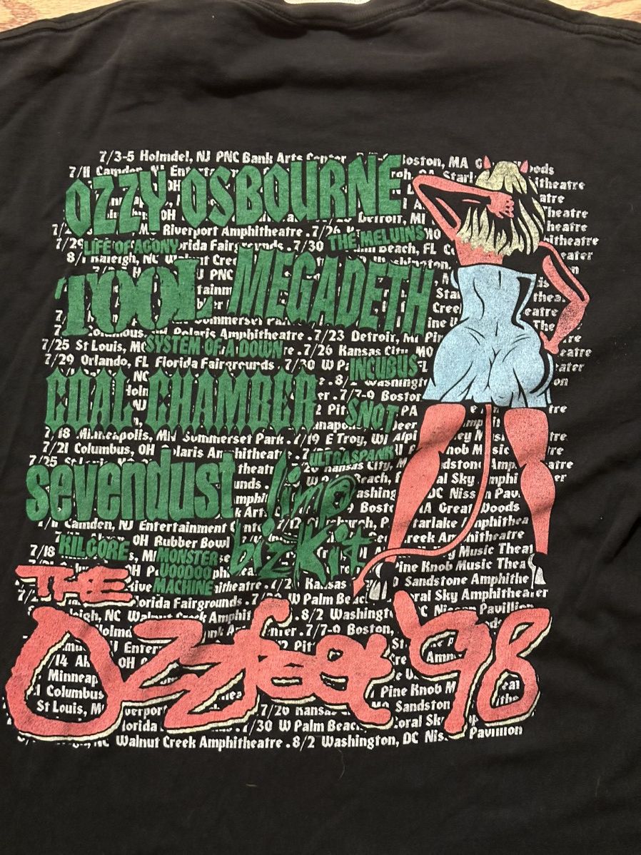 Band Tees × Ozzy Osbourne Concert Tee × Vintage Ozzy Band Tees × Ozzy Osbourne Concert Tee × Vintage Ozzy