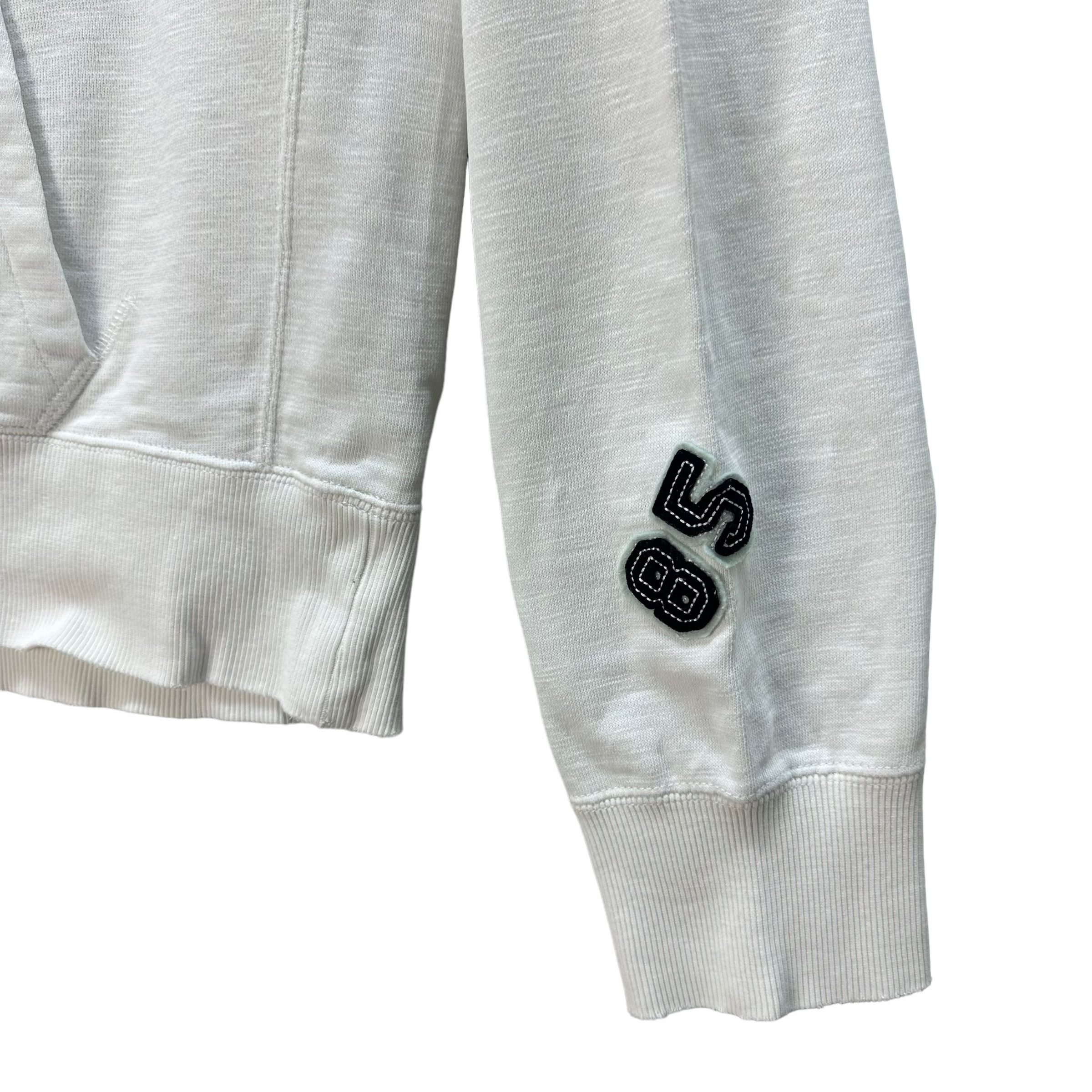 Rusty TRASHED RUSTY Big Logo White Sweatshirts Surfwear #A2-0034 Size US M / EU 48-50 / 2 - 8 Thumbnail