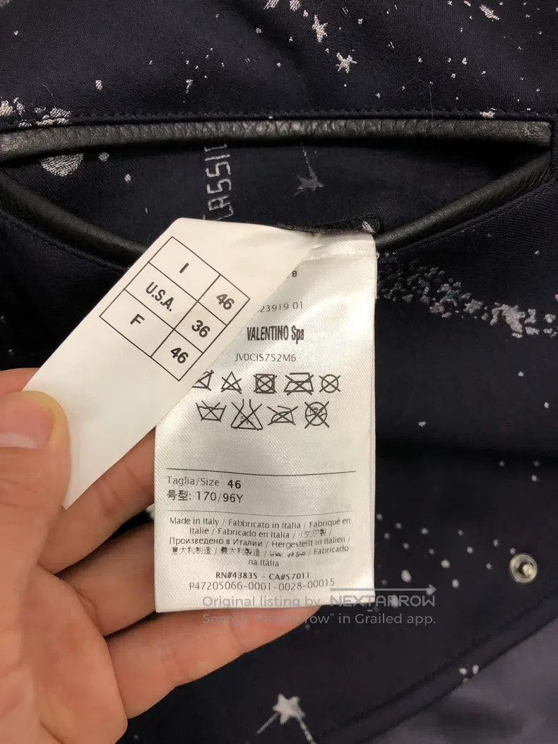 Valentino Valentino Cosmic Starry Sky Sheepskin Patchwork Jacket Size US S / EU 44-46 / 1 - 5 Thumbnail