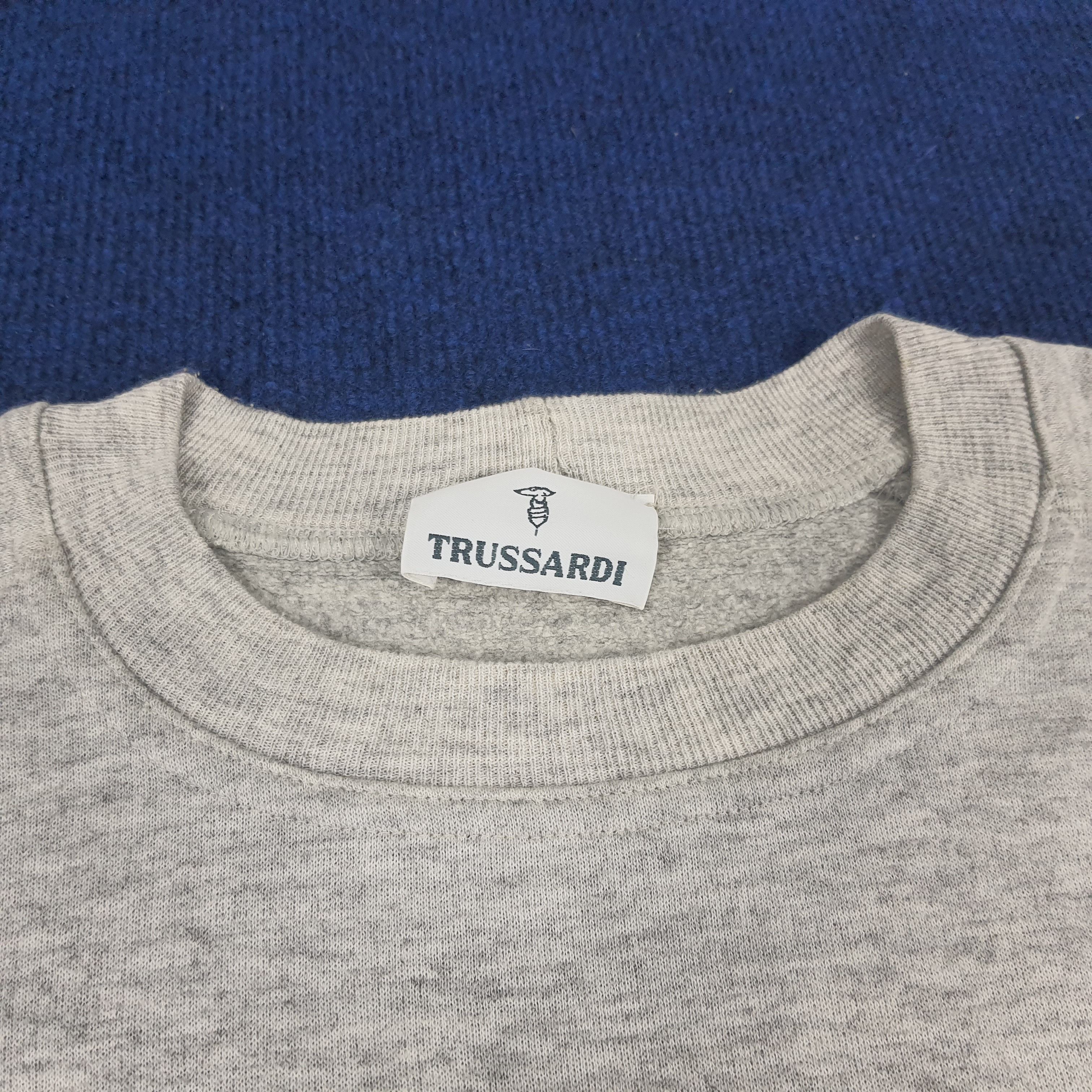 Trussardi × Vintage Vintage Trussardi Spell Out Italian Designer Sweatshirt Size US M / EU 48-50 / 2 - 5 Thumbnail