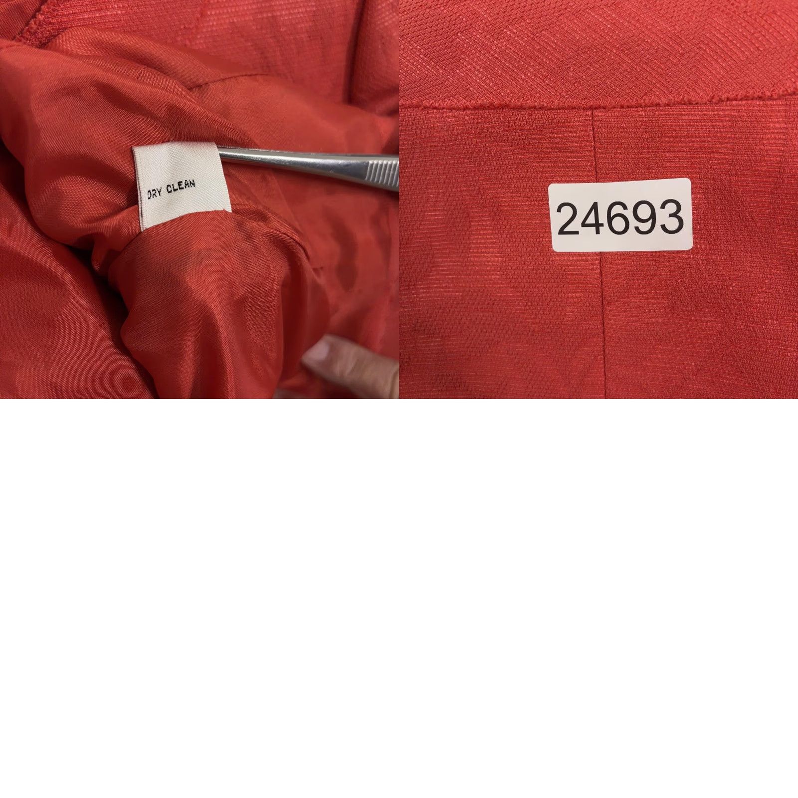Talbots Talbots Blazer Womens 10P Red Floral Collarless Short Jacket Dressy Feminine Petites Size L / US 10 / IT 46 - 9 Thumbnail