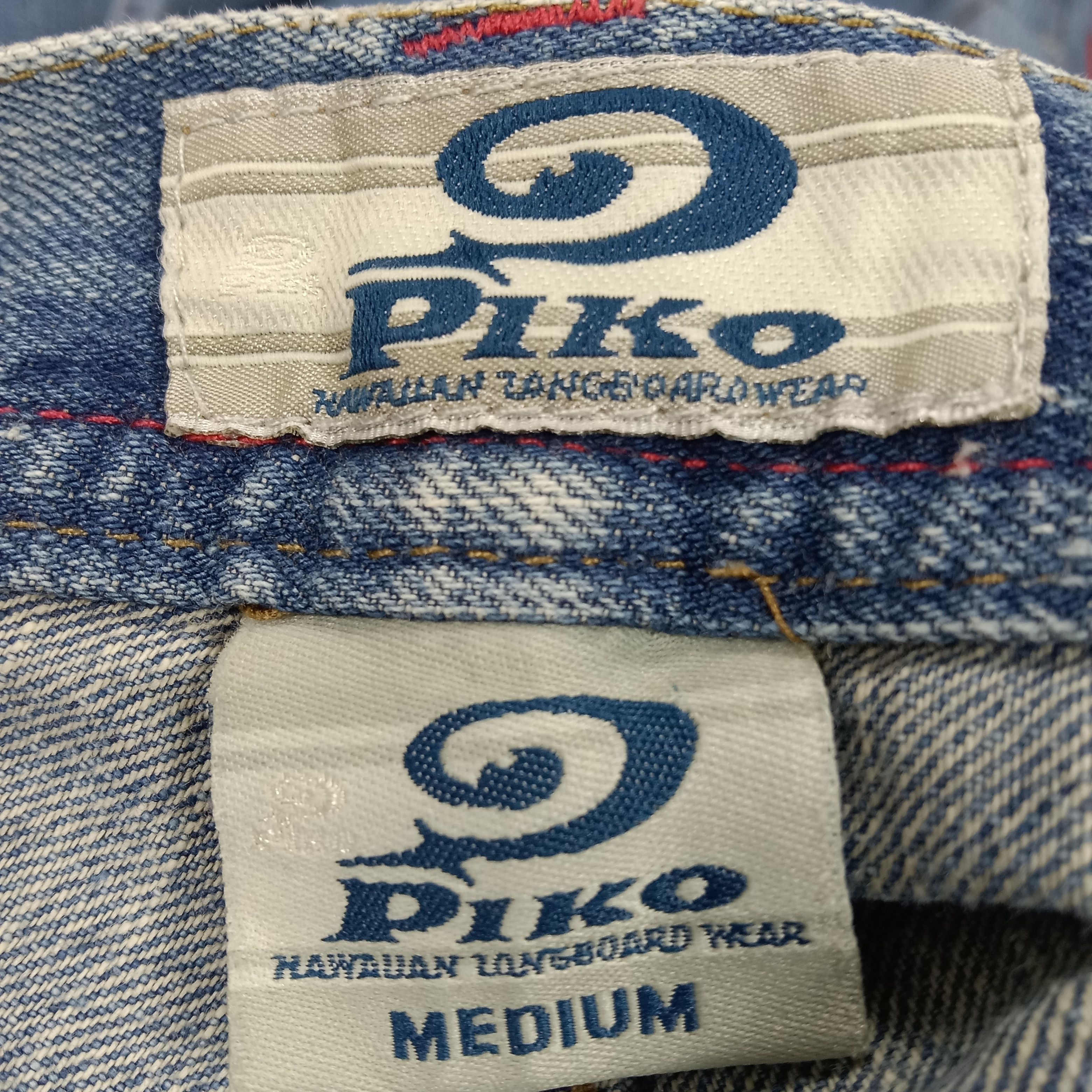 Vintage Piko Hawaiian Streetwear Cargo Skater Style Jeans Size US 29 - 16 Thumbnail