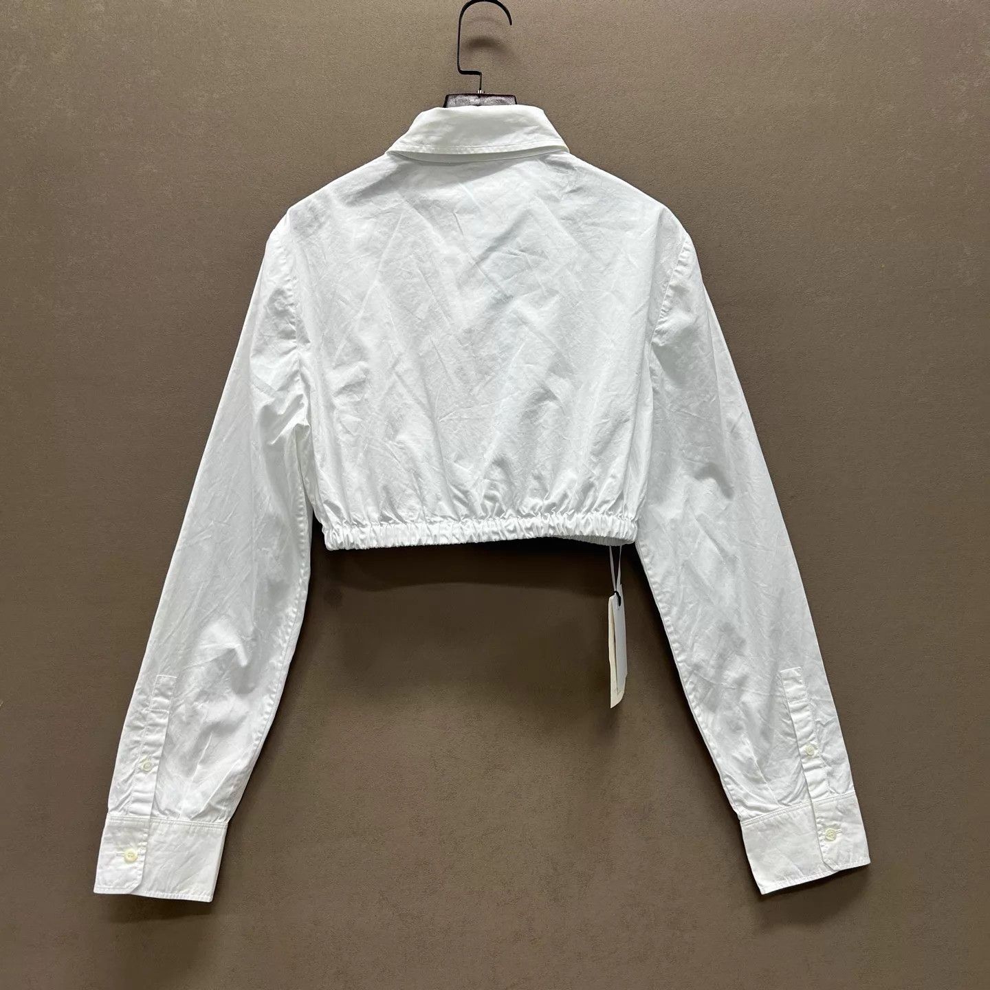Prada Prada 99 New white logo short-sleeve shirt 44 Size M / US 6-8 / IT 42-44 - 2 Thumbnail