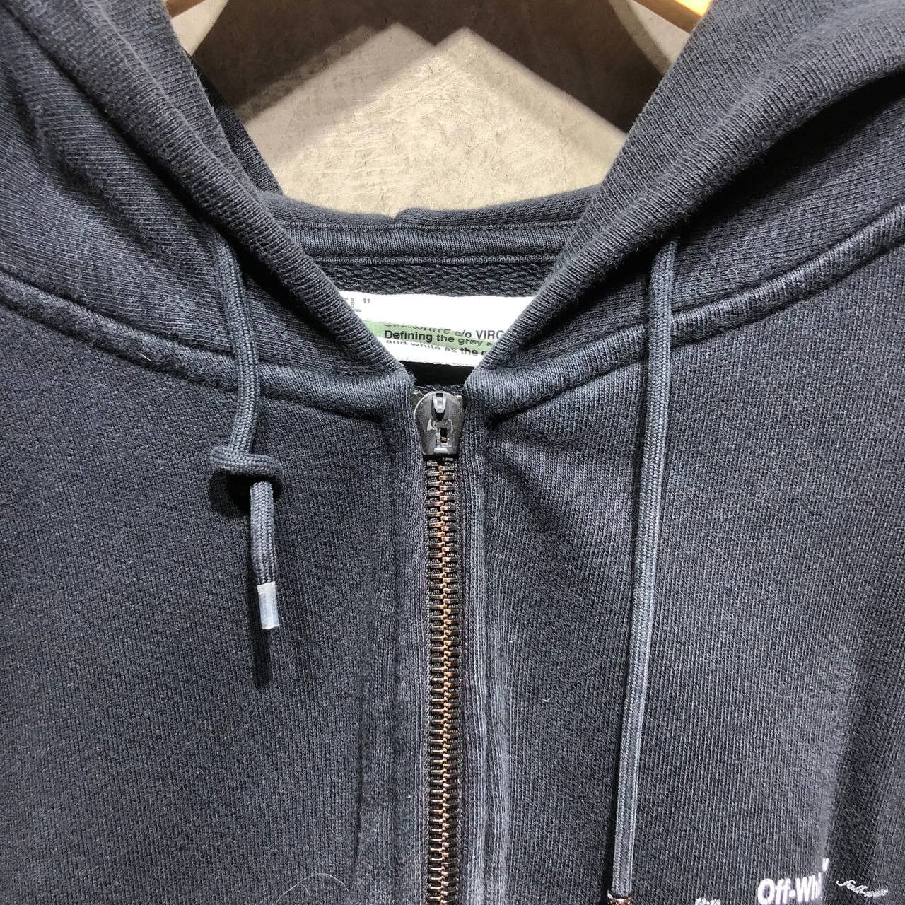 Off-White Off-White 3D stencil arrows zip-up hoodie Size US L / EU 52-54 / 3 - 9 Thumbnail