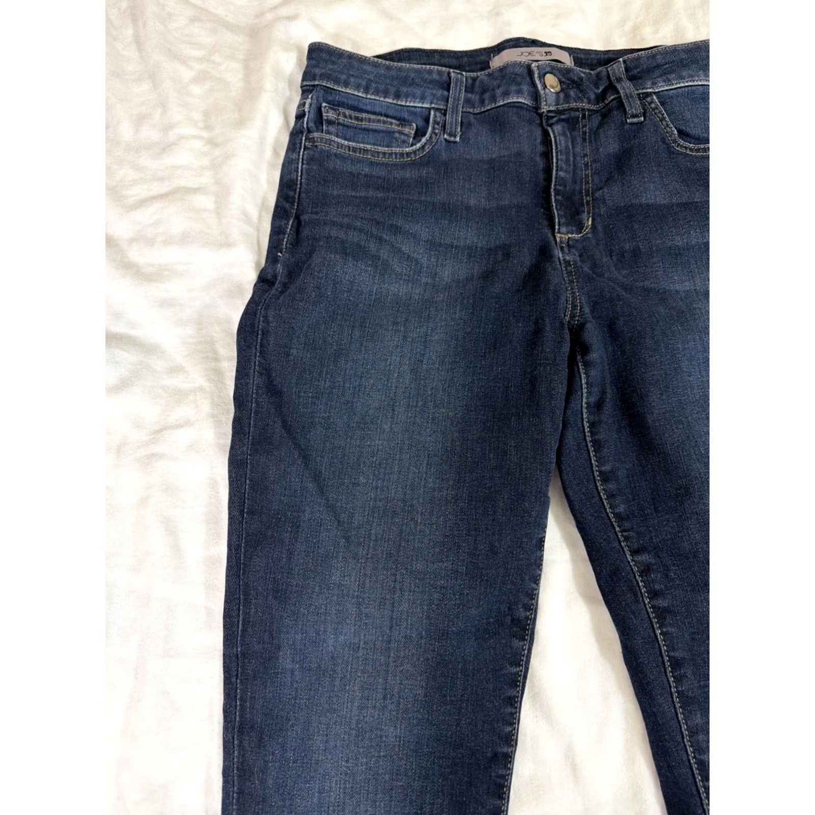 Vintage Joes Jeans Jeans Women’s 29 Dark Wash Ankle Skinny Raw Hem Shirt? Size 29" - 6 Thumbnail