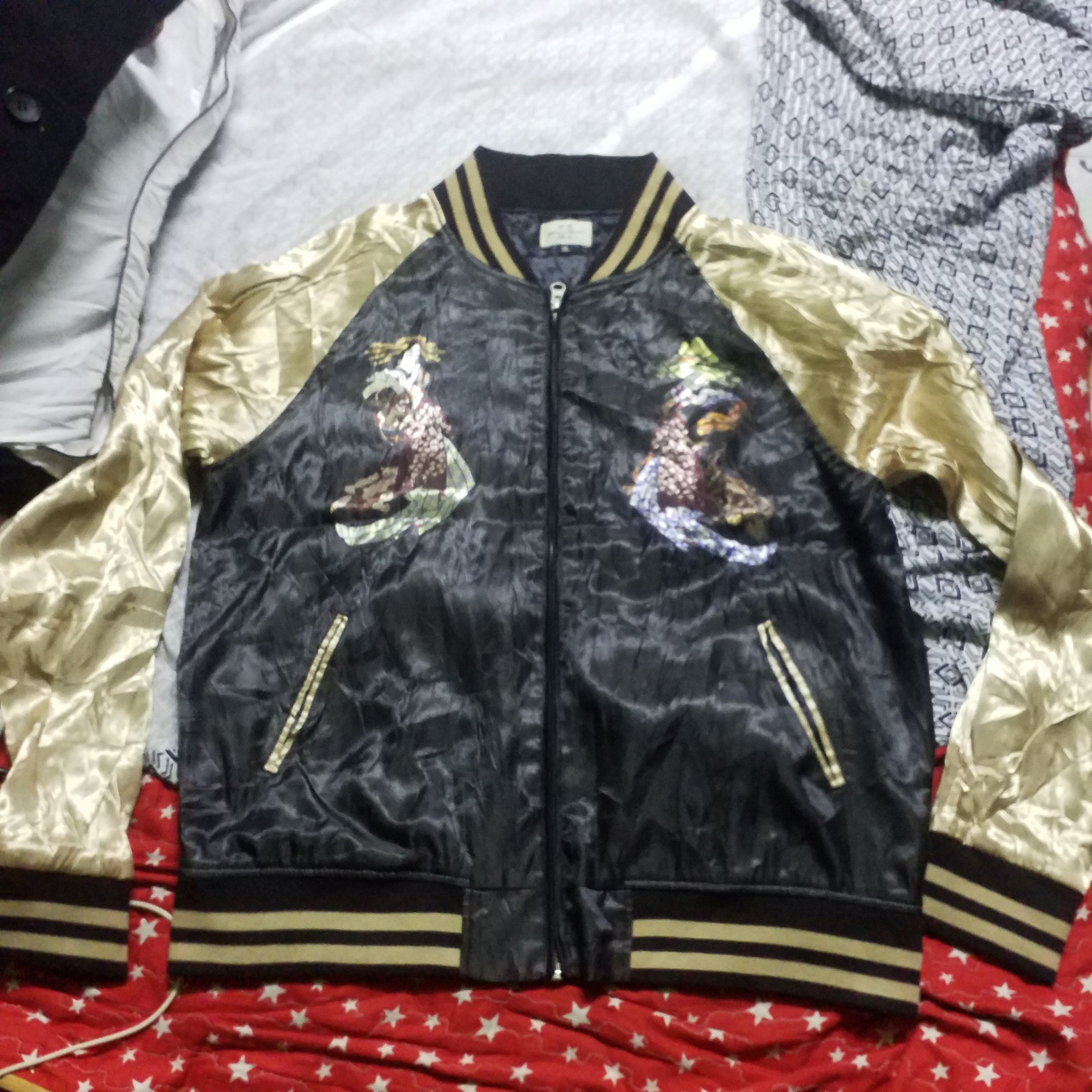 Other SUKAJAN JAPAN VARSITY SHINY COLOUR RARE PICTURE Size US XXL / EU 58 / 5 - 1 Thumbnail