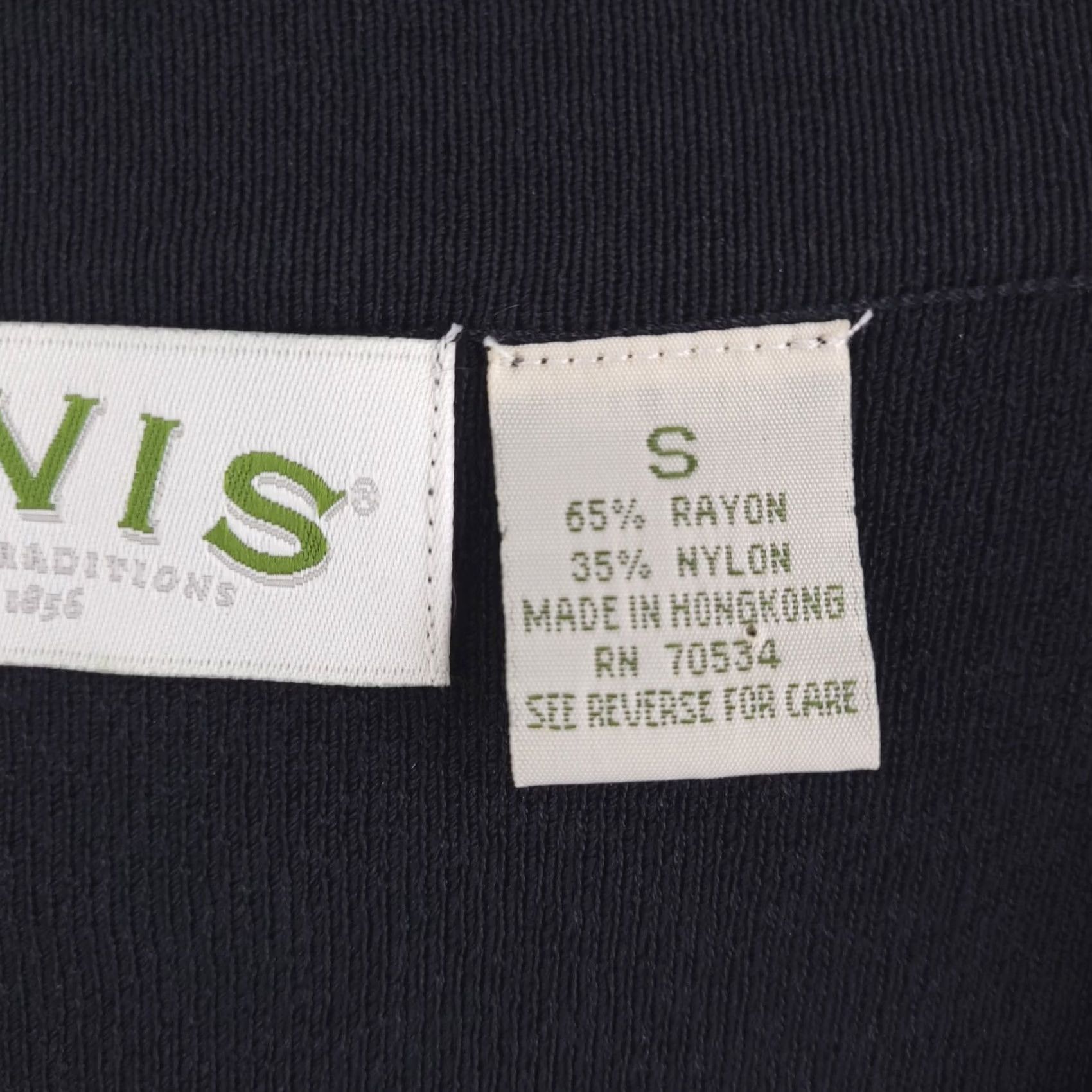 Orvis Orvis Shirt Womens Small Rayon Pullover Top Black Long Sleeve Blouse Size S / US 4 / IT 40 - 3 Thumbnail
