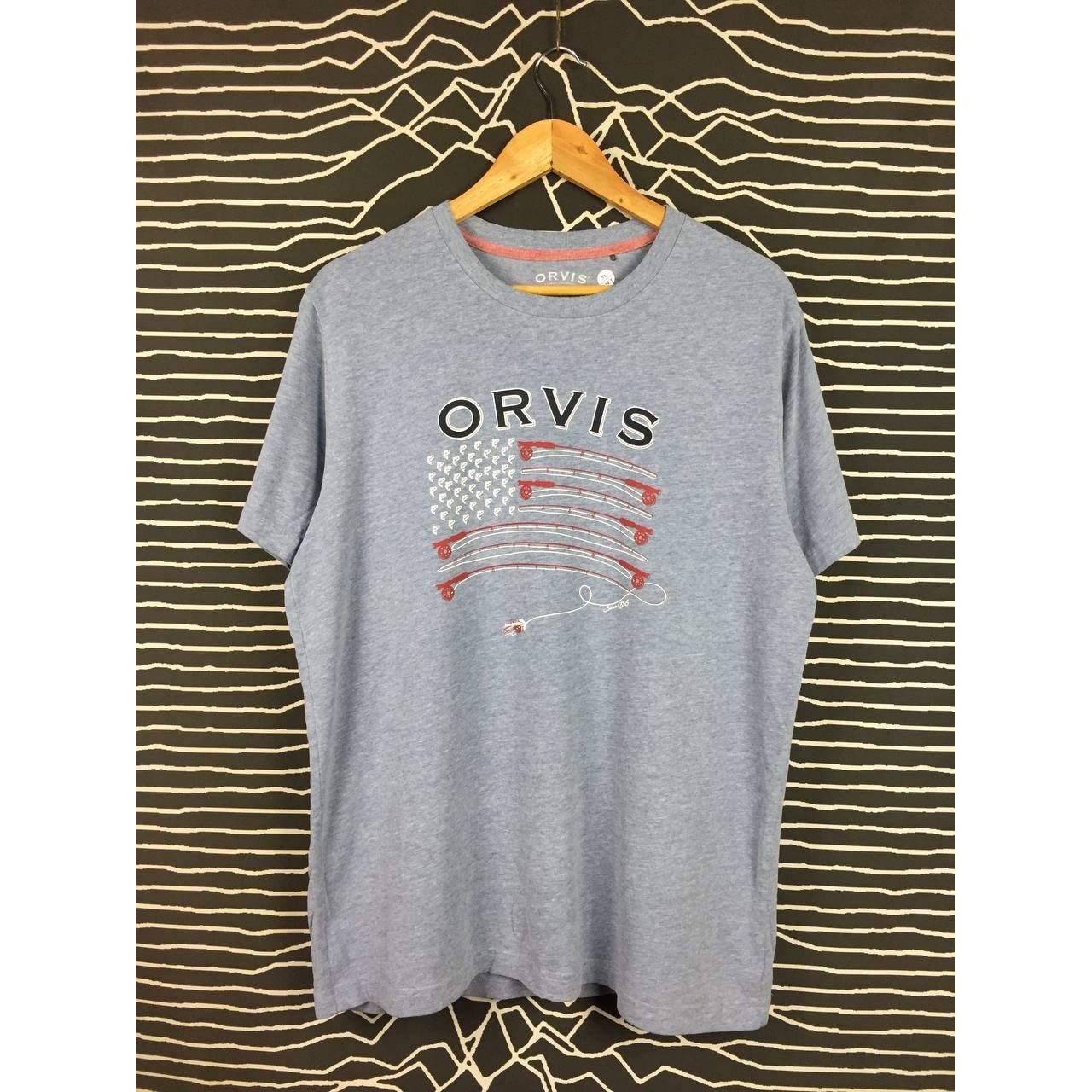 Orvis × Vintage Orvis Classic Collection American Flag Fishing Rods Tee Size US L / EU 52-54 / 3 - 1 Thumbnail