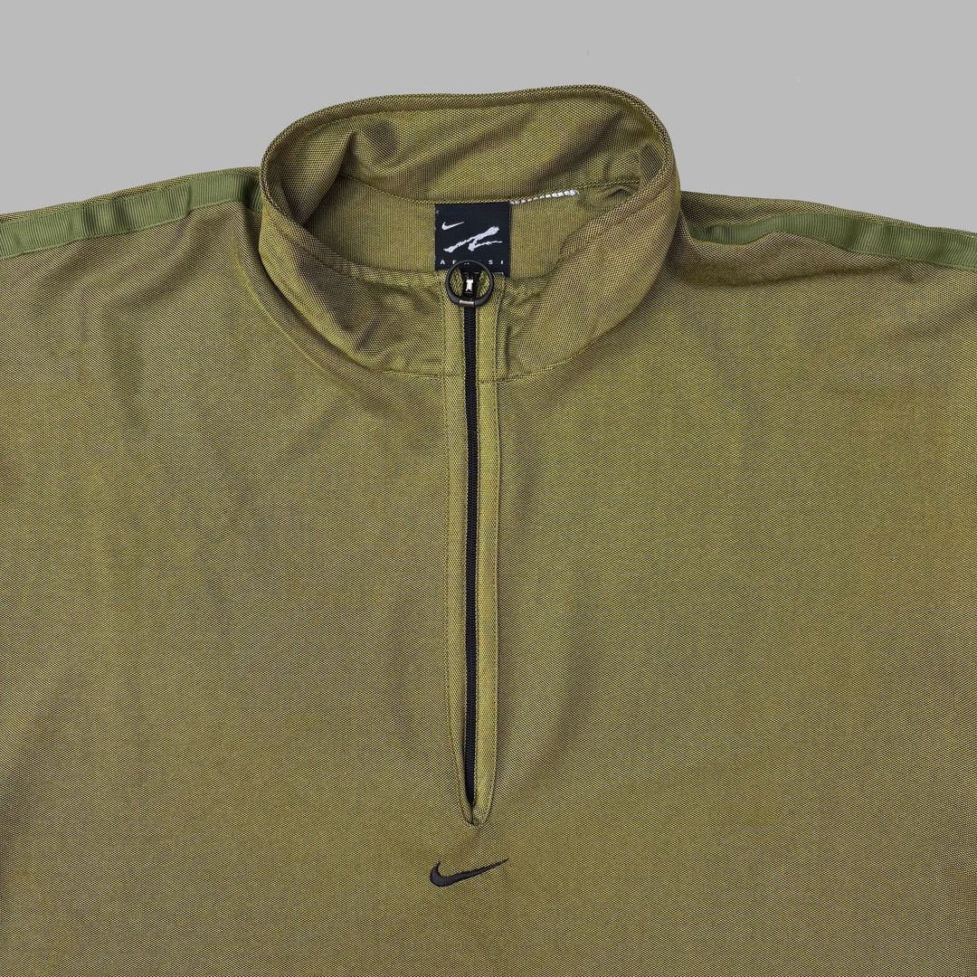 Nike Nike Agassi 1990 90s Vintage Court Logo Half Zip Polo Shirt Size US L / EU 52-54 / 3 - 2 Thumbnail