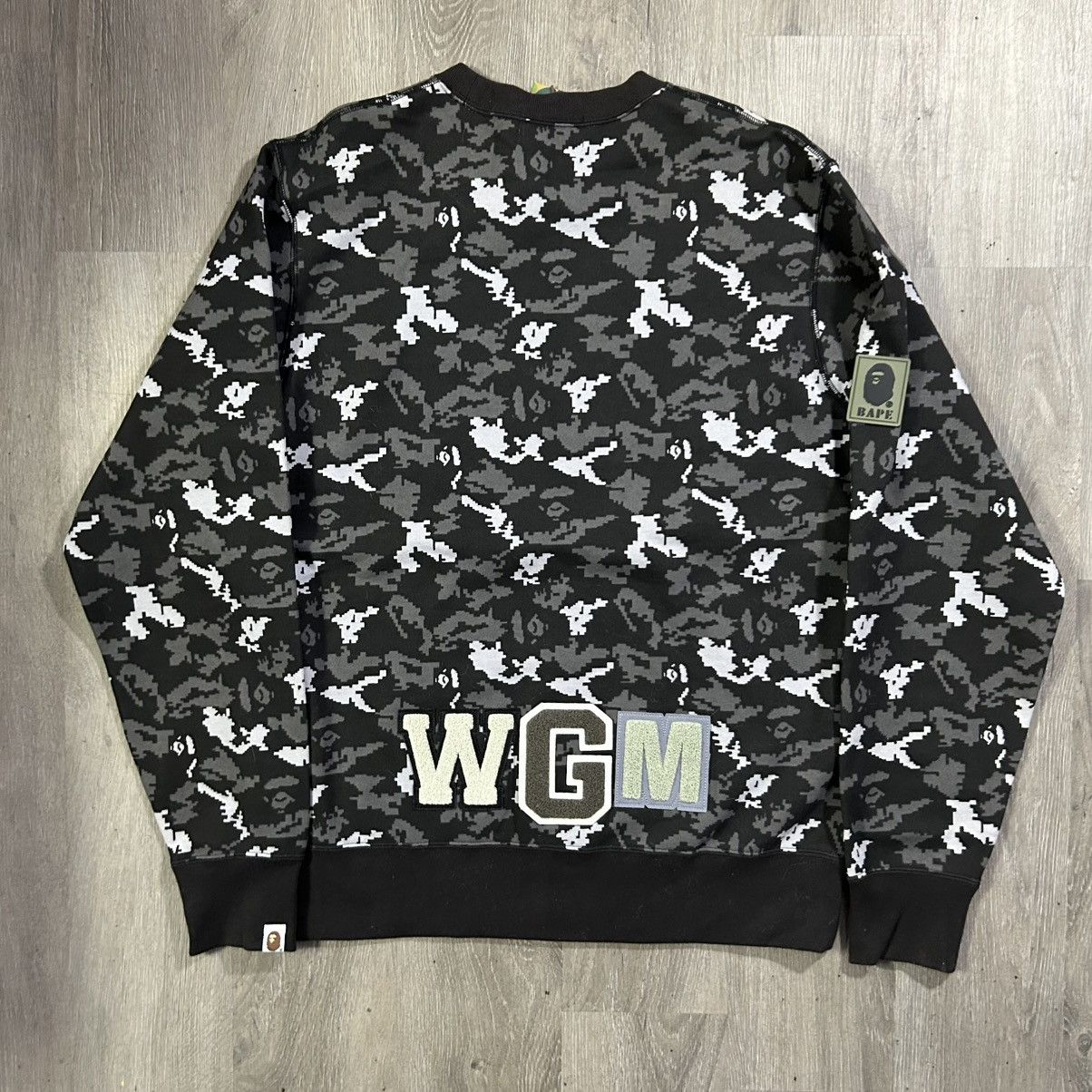 Bape BAPE Shark Black Camo Sweatshirt Size US XL / EU 56 / 4 - 4 Thumbnail
