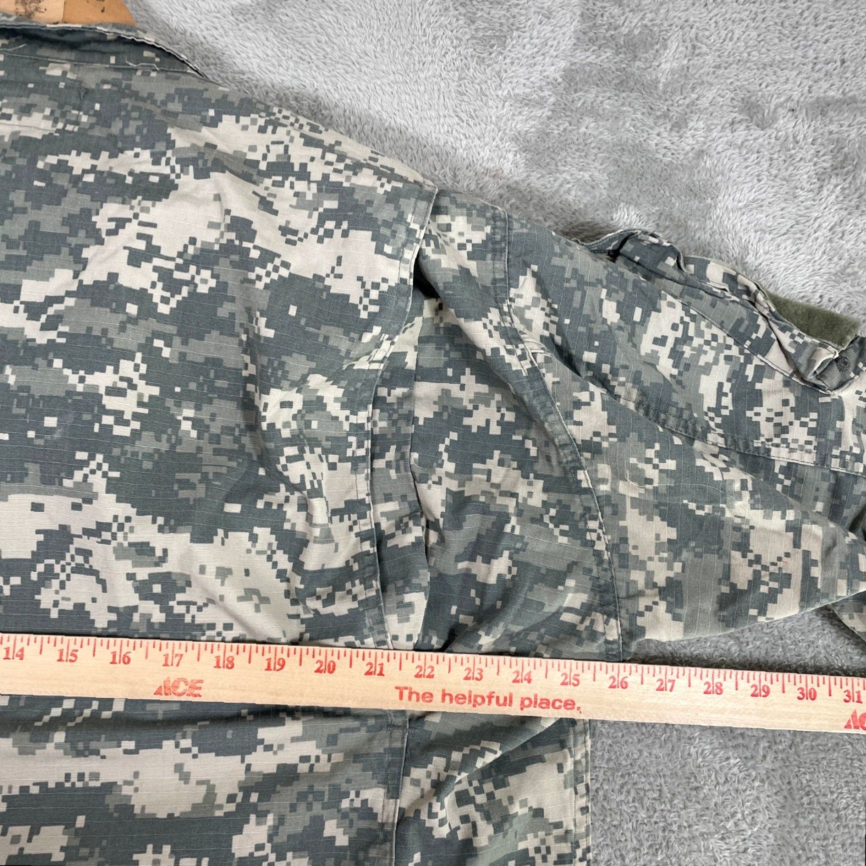 Vintage UNICOR Army Combat Uniform Mens Large Grey Digital Camo Ripstop Tactical Jacket Size US L / EU 52-54 / 3 - 7 Thumbnail