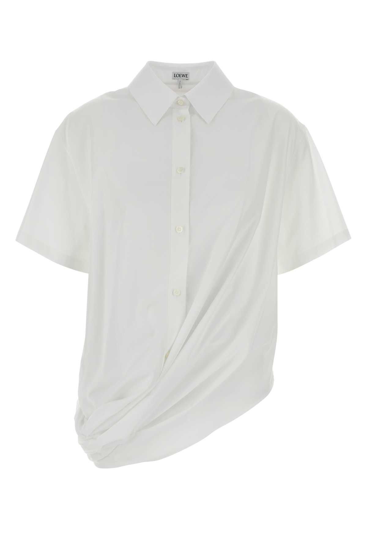 Loewe White Poplin Shirt Size M / US 6-8 / IT 42-44 - 1 Thumbnail