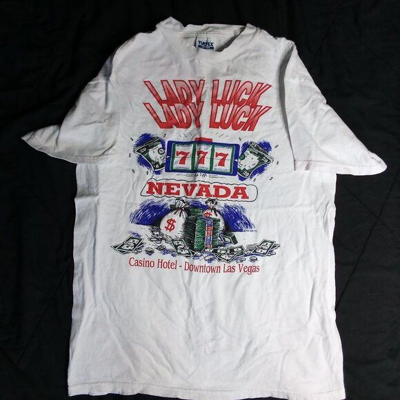 Other Vintage Lady Luck Nevada Casino Hotel T-Shirt Size US M / EU 48-50 / 2 - 2 Thumbnail