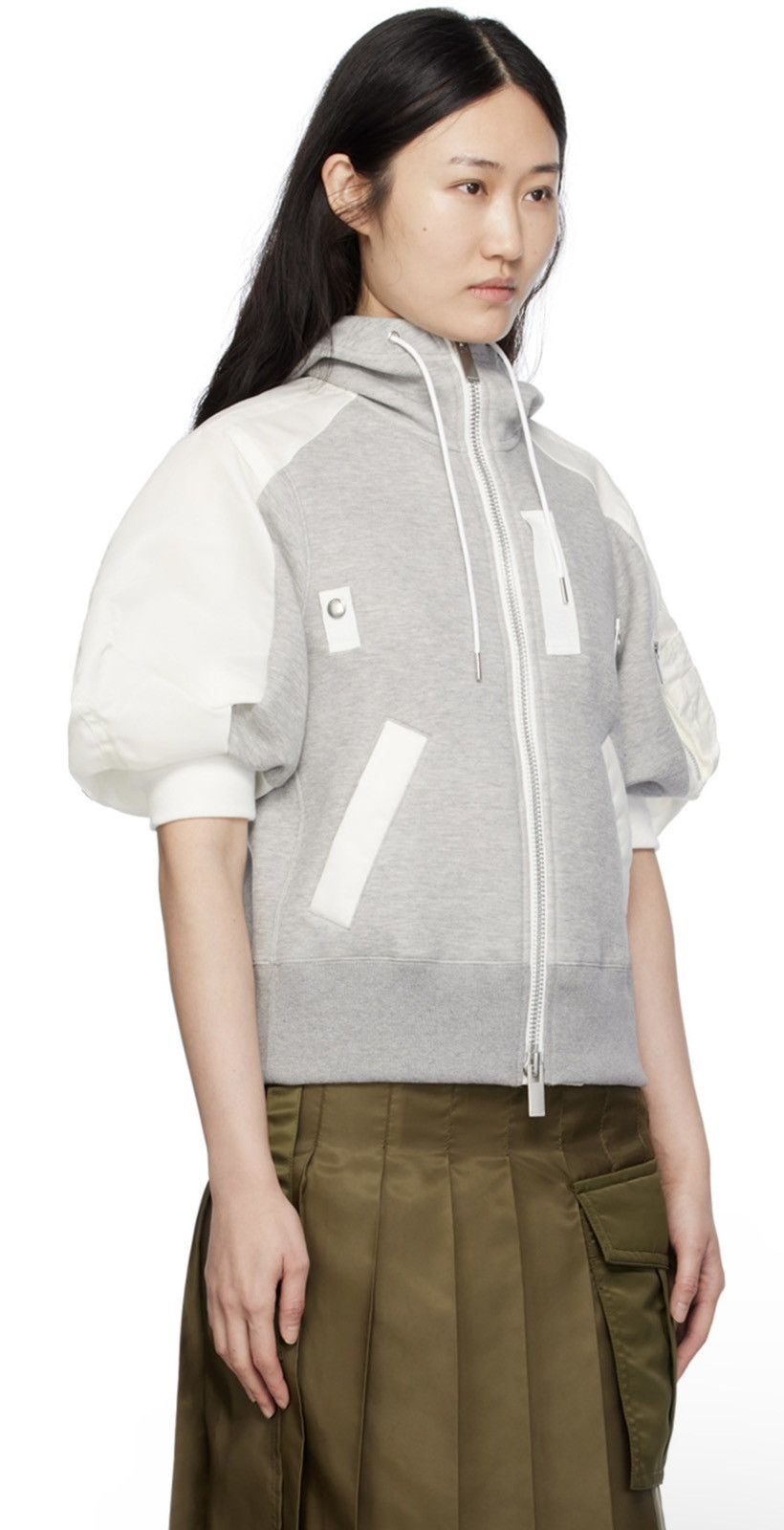 Sacai Sacai Sponge Sweat Blouson Size M / US 6-8 / IT 42-44 - 3 Thumbnail