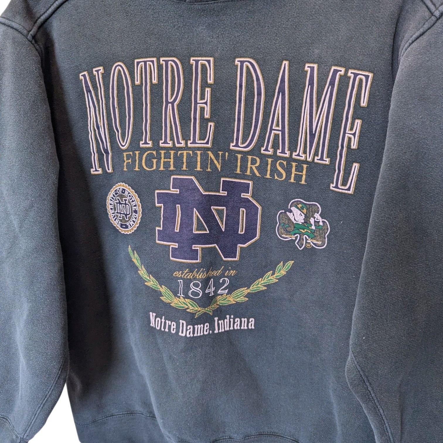 Galt Crew Vintage Galt Crew Notre Dame Fightin' Irish Sweatshirt Small Size US S / EU 44-46 / 1 - 2 Thumbnail