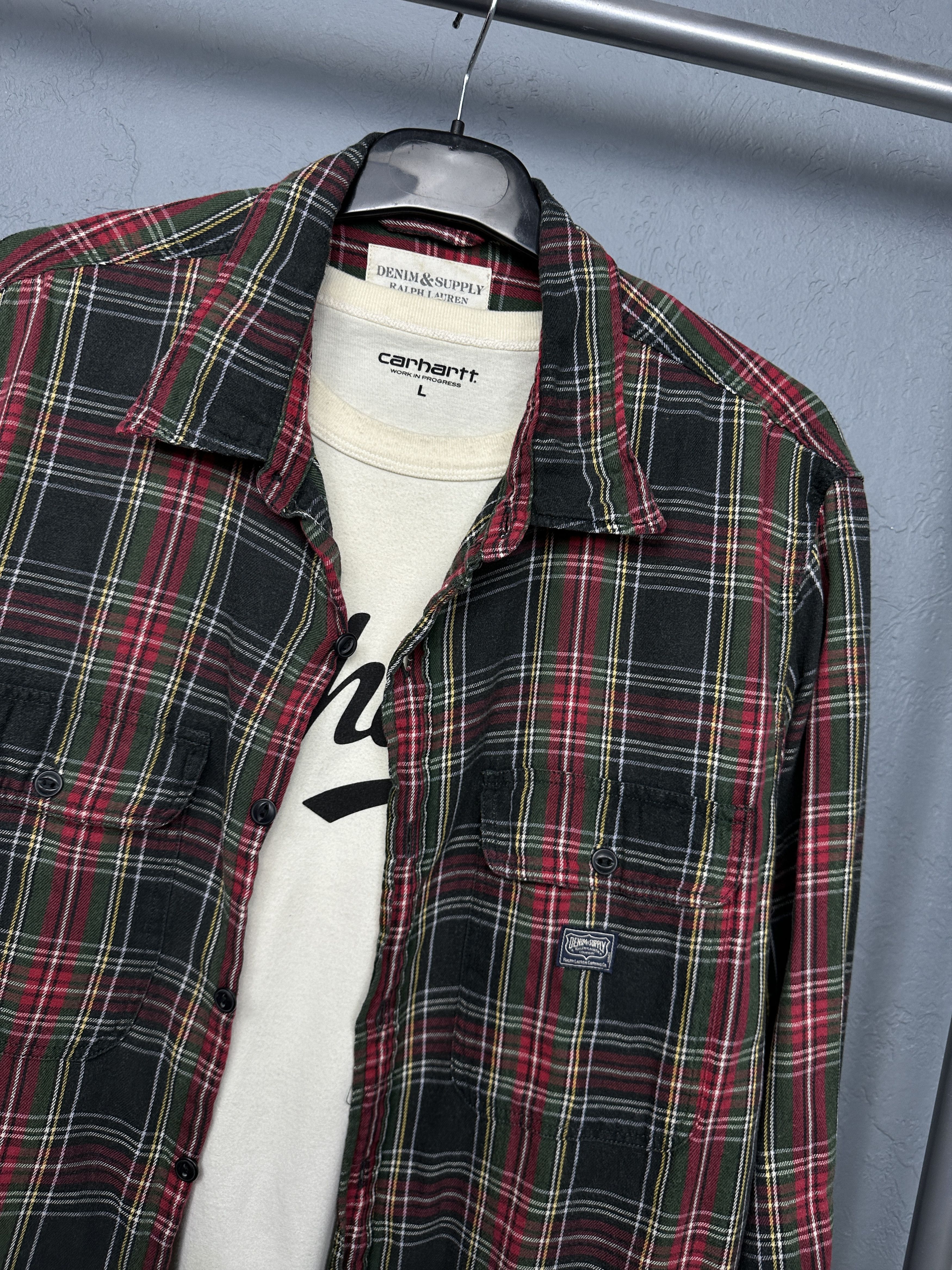 Denim & Supply Ralph Lauren Denim And Supply Ralph Lauren Flannel Shirt Size US L / EU 52-54 / 3 - 2 Thumbnail
