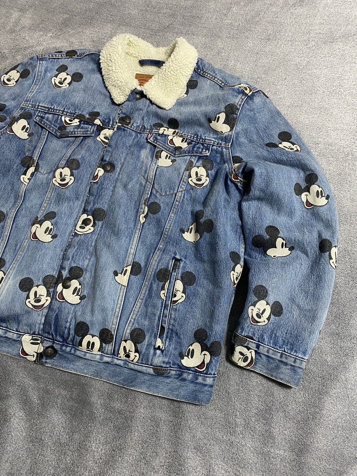 Levi's Levis x Disney mickey mouse 501 Sherpa Jacket limited edit Size US L / EU 52-54 / 3 - 4 Thumbnail