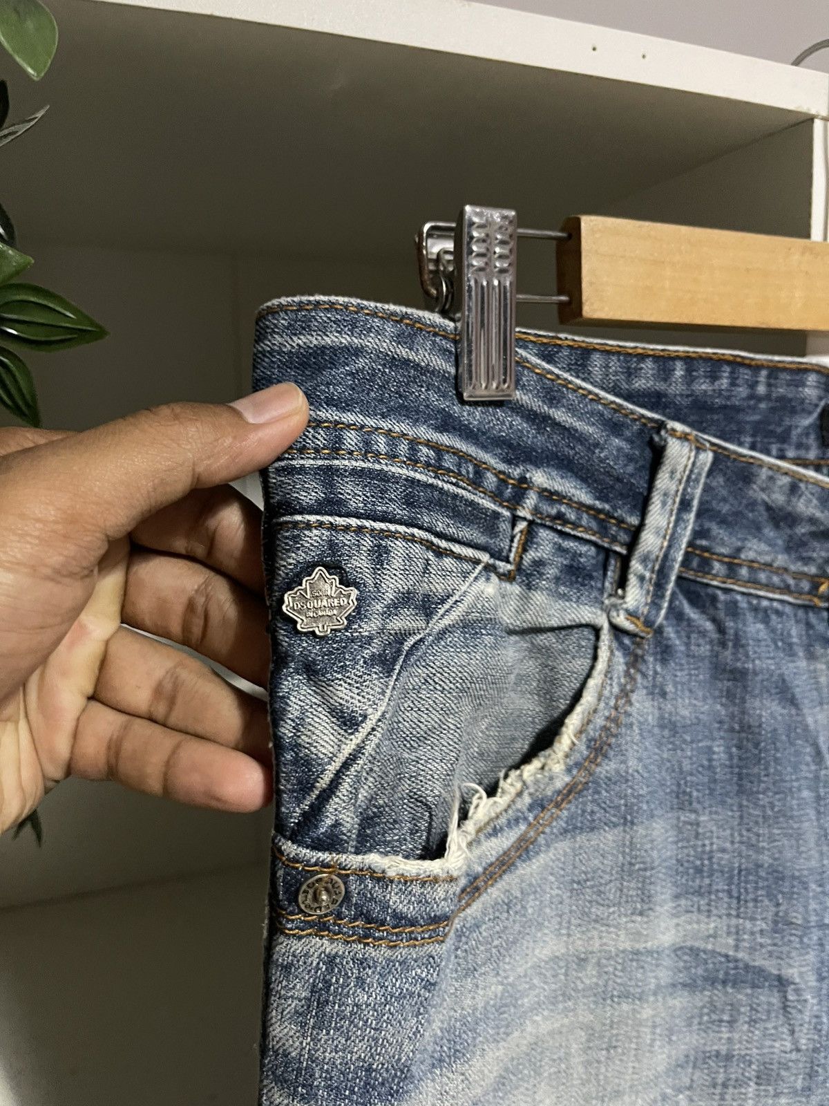 Dsquared2 Dsquared Distressed denim Size US 33 - 5 Thumbnail
