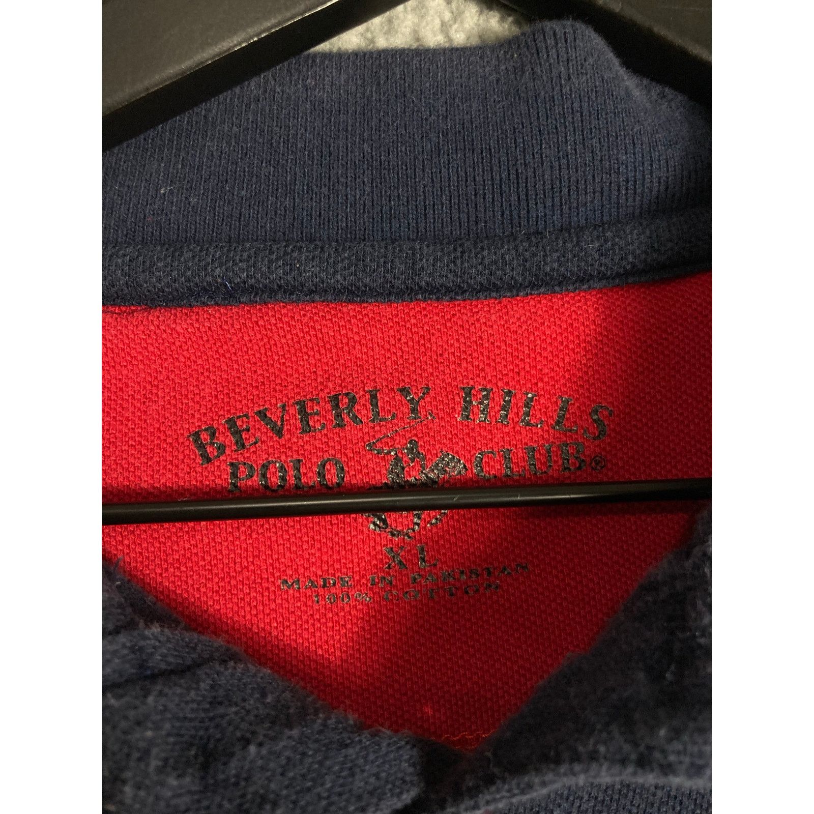 Beverly Hills Polo Club Beverly Hills Polo Club Men’s Rugby Polo Shirt Navy Red XL Size US XL / EU 56 / 4 - 5 Thumbnail