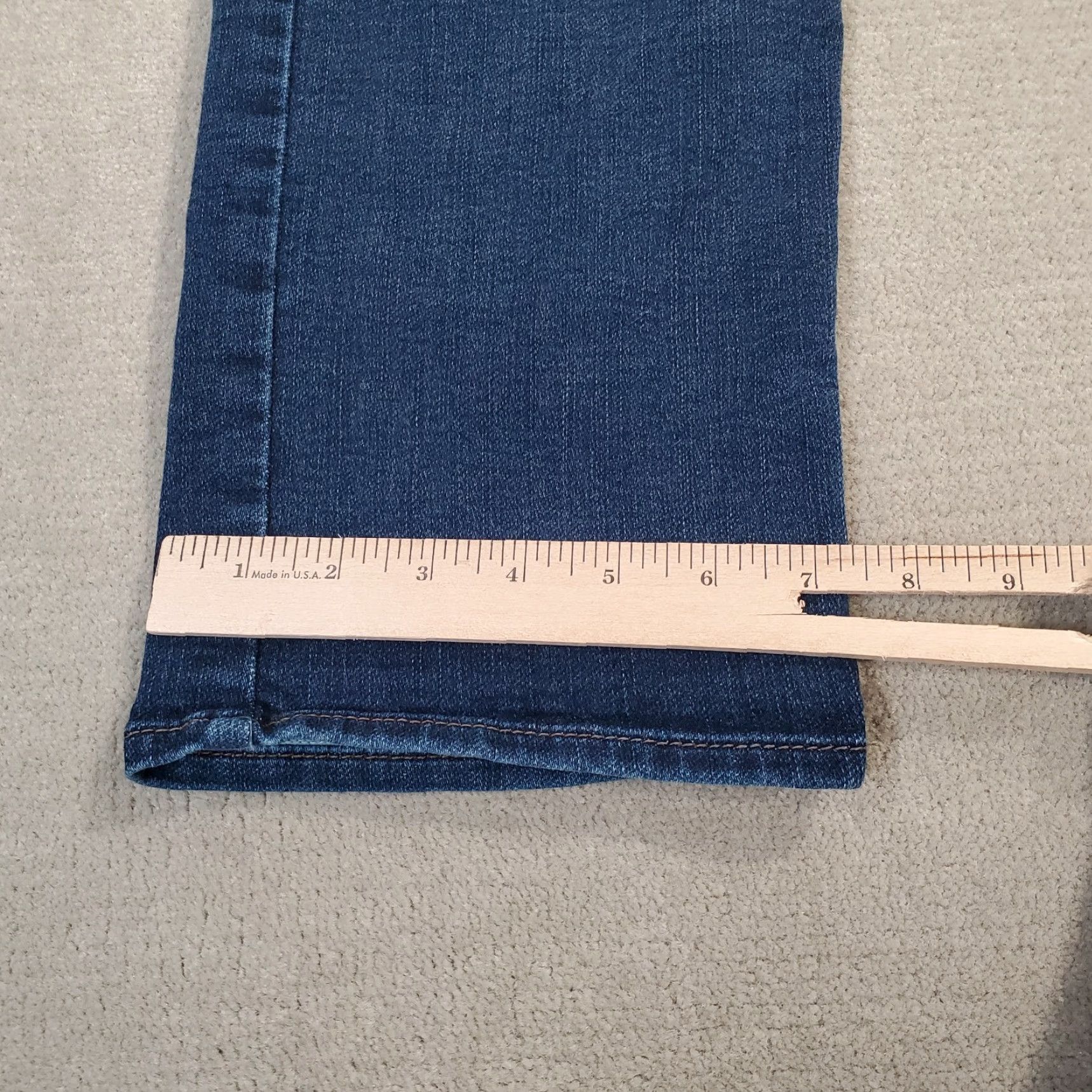 Silver Jeans Co. Silver Jeans Mens Jeans 30x32 Blue Allan Straight Denim Dark Wash - Logo Pockets, Regular Fit, Cotton, Vintage: No, Size 30, Inseam 32, - Mens Size US 30 / EU 46 - 6 Thumbnail