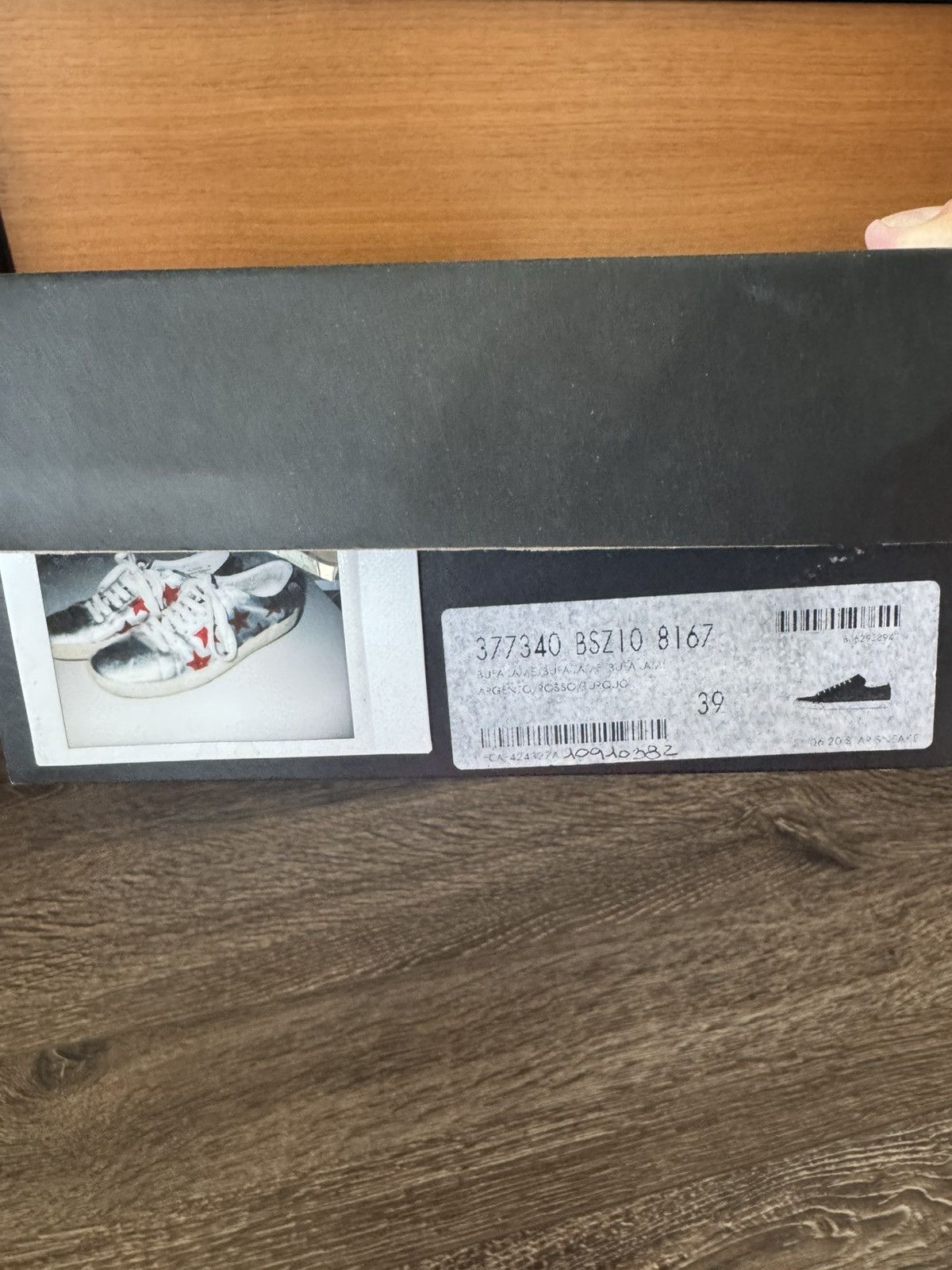 Saint Laurent Paris SLP Silver Leather SL/06 Low Size US 6 / EU 39 - 25 Thumbnail