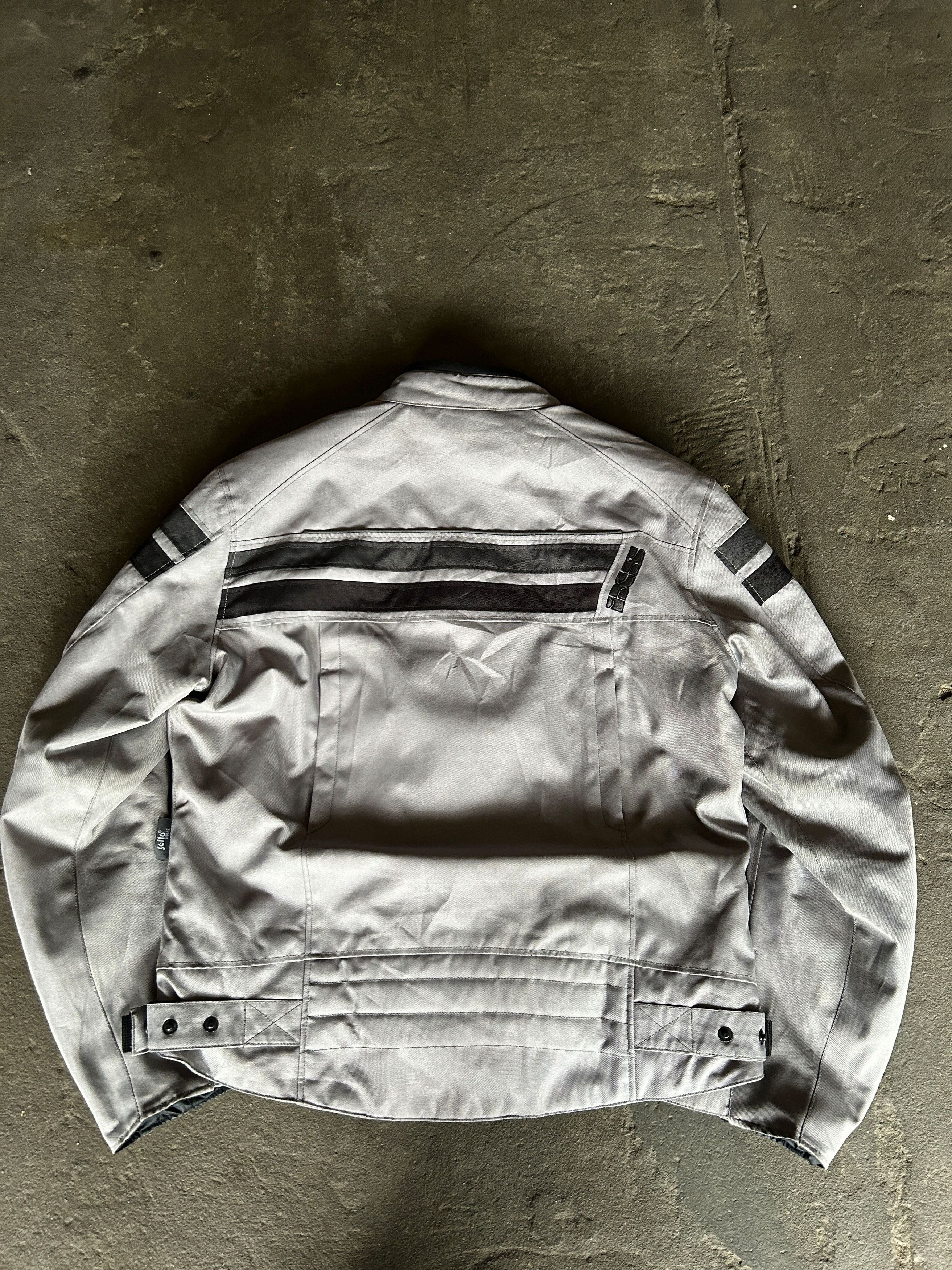 Vintage IXS Silver Grey Motorcycle Racing Jacket Biker Moto Style Size US XL / EU 56 / 4 - 4 Thumbnail