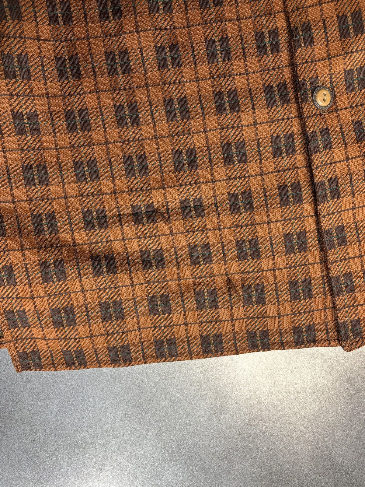 Original Penguin × Sears × Vintage 1970s Polyester Button Up Vintage Munsingwear Plaid Jacket Size US M / EU 48-50 / 2 - 7 Thumbnail