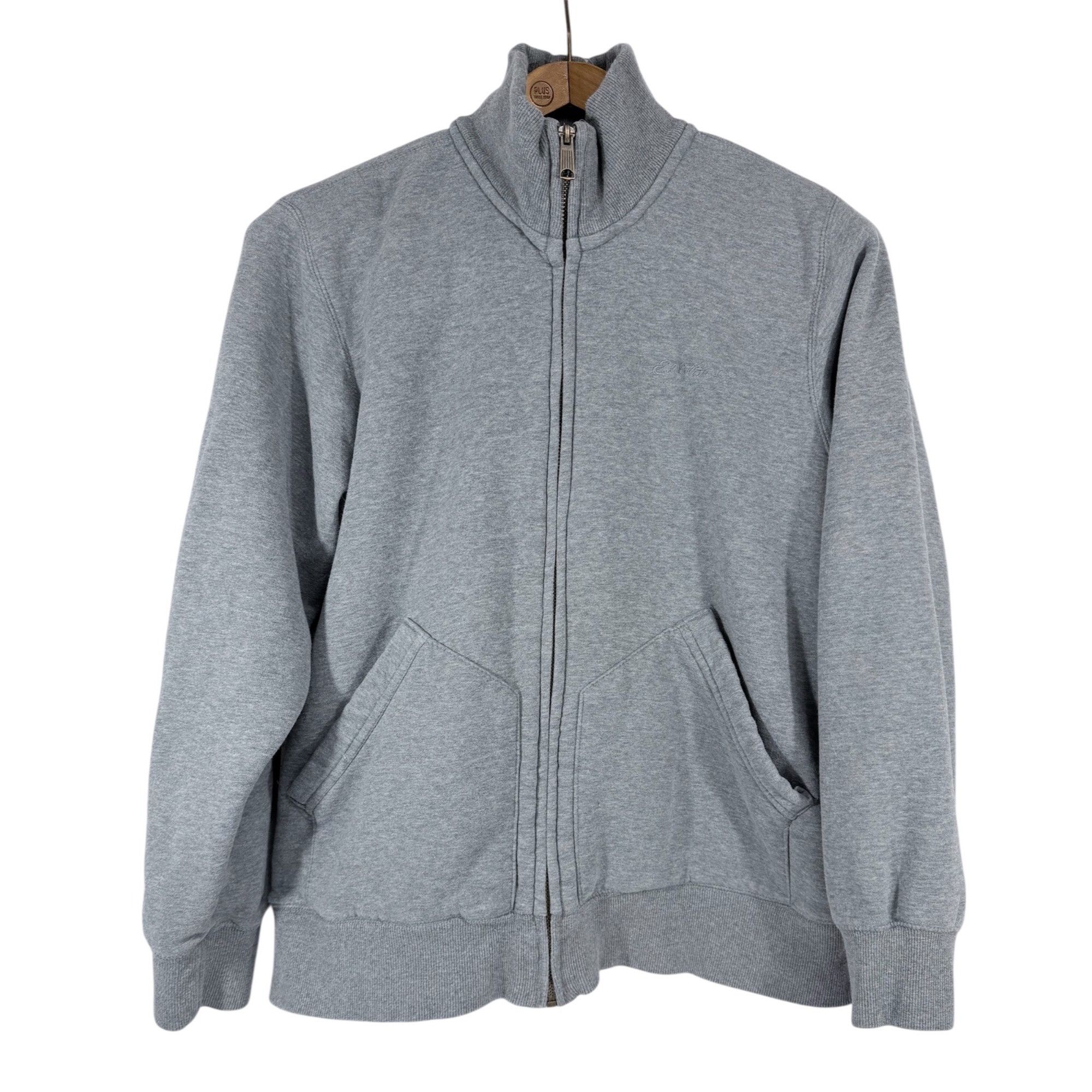 Other Eddie Bauer XL Gray Full-Zip Jacket Sherpa-Lined Cotton Blen Size US XL / EU 56 / 4 - 2 Thumbnail