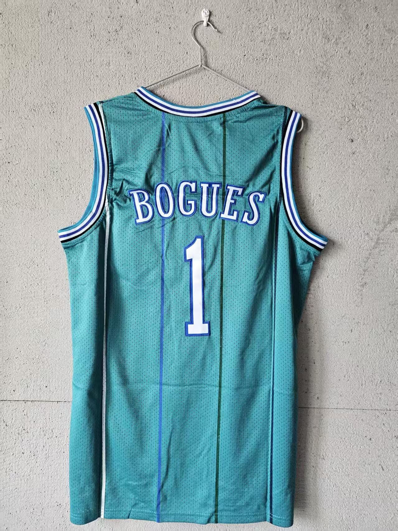 NBA Charlotte Hornets 1 Tyrone Bogues Jersey Size US S / EU 44-46 / 1 - 1 Thumbnail