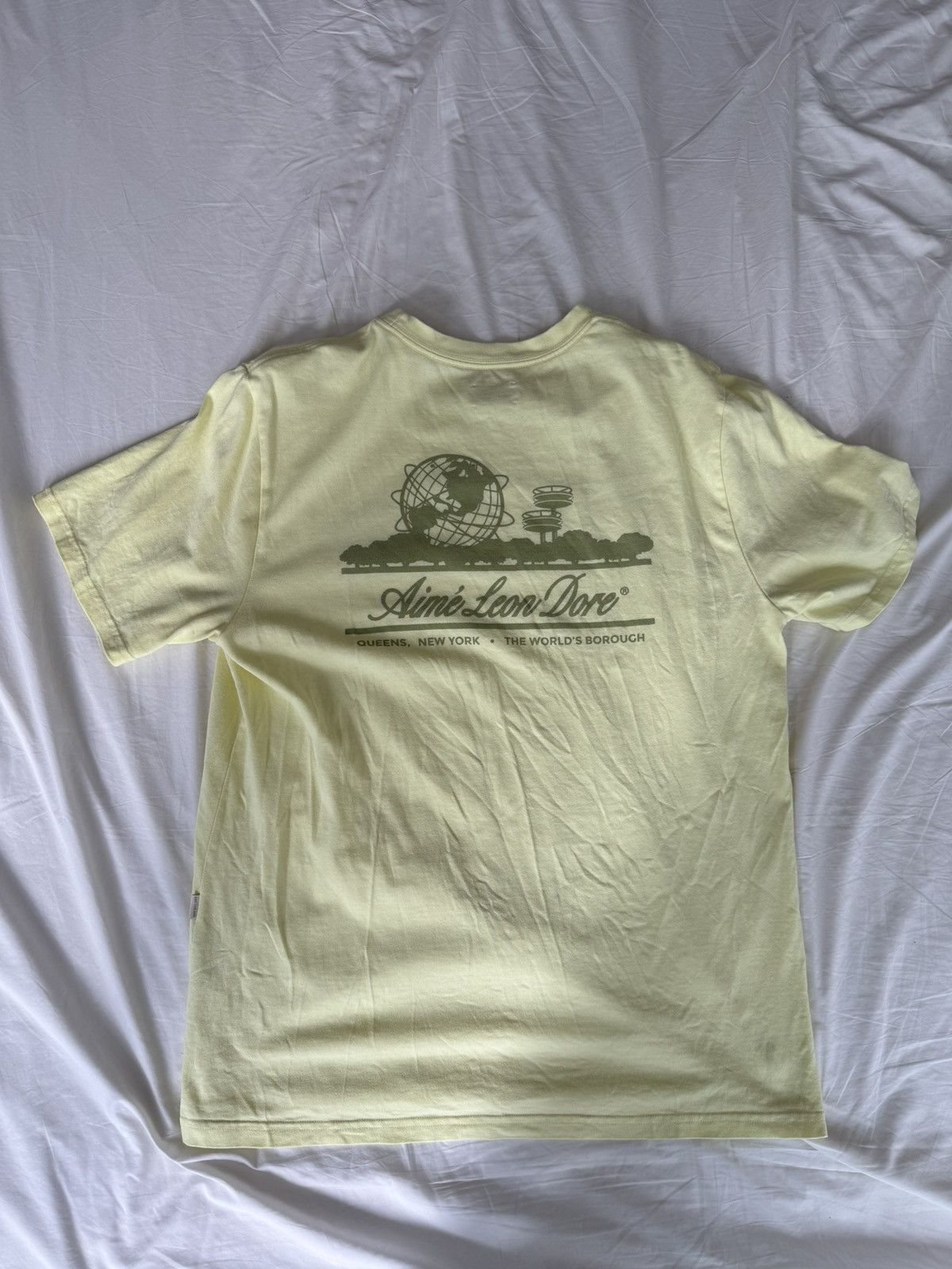 Aime Leon Dore Aimé Leon Dore Unisphere Tee - Yellow-Pear (Future Grail) Size US L / EU 52-54 / 3 - 4 Thumbnail