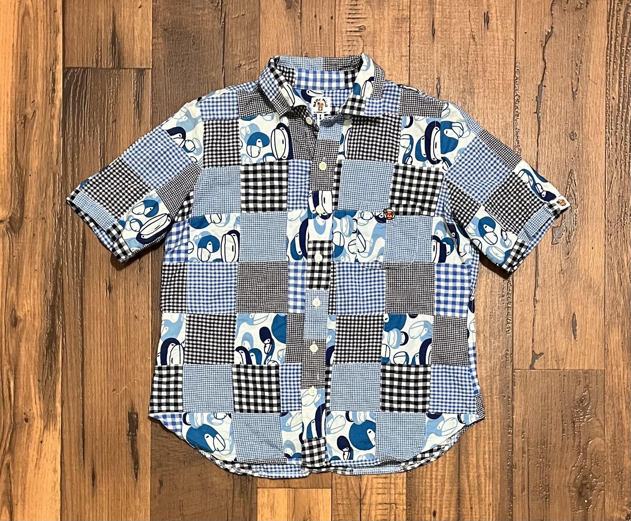 Bape Bape Baby Milo camo button up shirt Size XS / US 0-2 / IT 36-38 - 1 Thumbnail